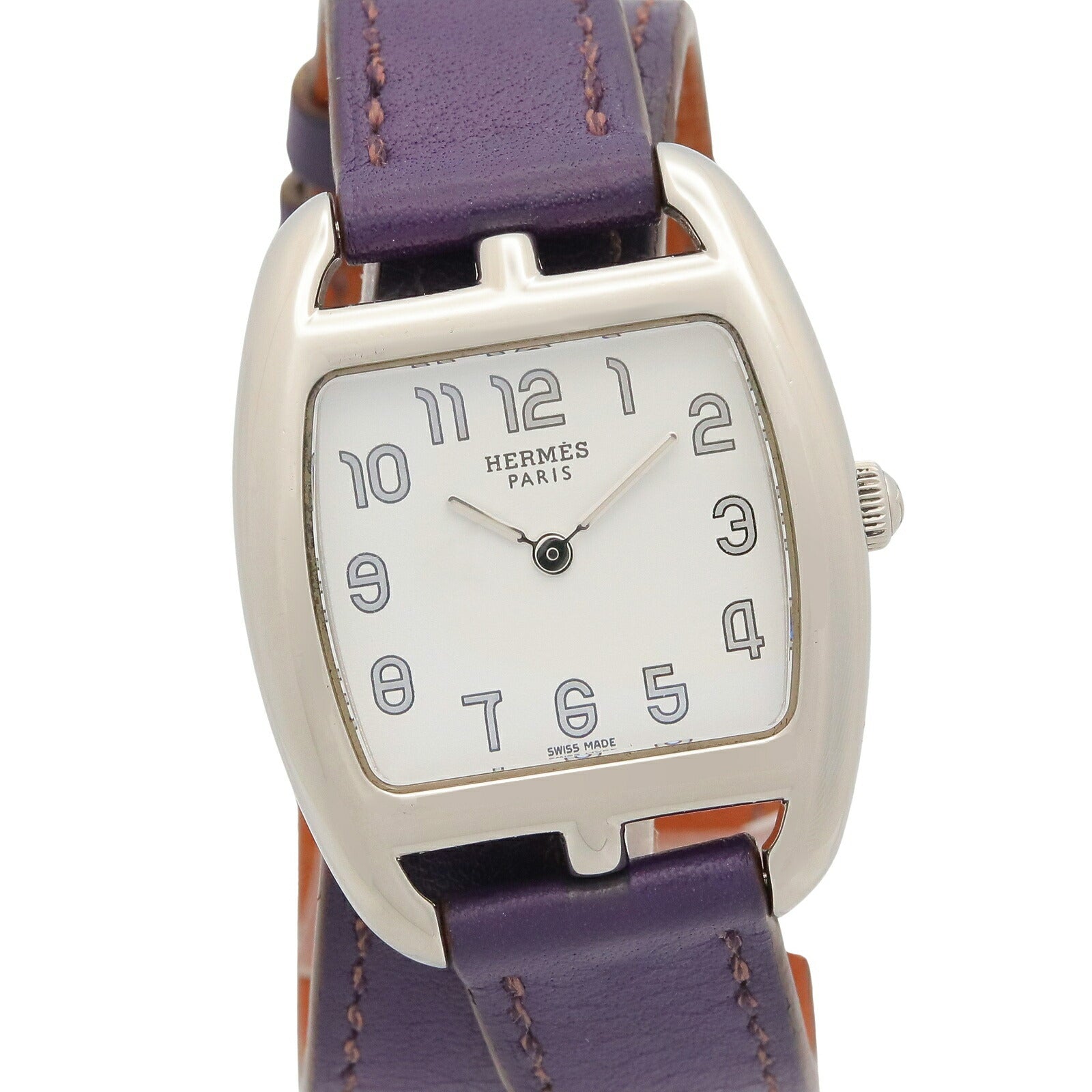 Hermes Cape Cod Tonneau Stainless Steel Watch