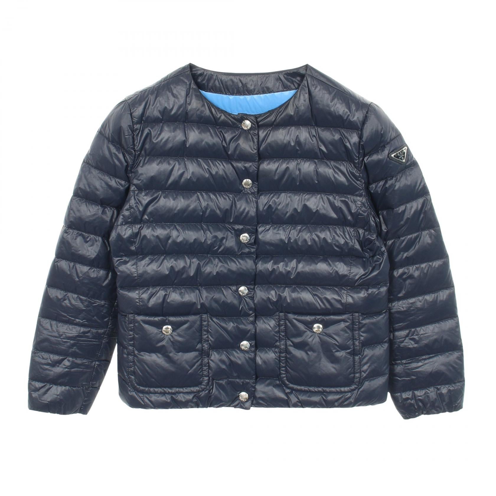 Prada Triangle Logo Down Jacket