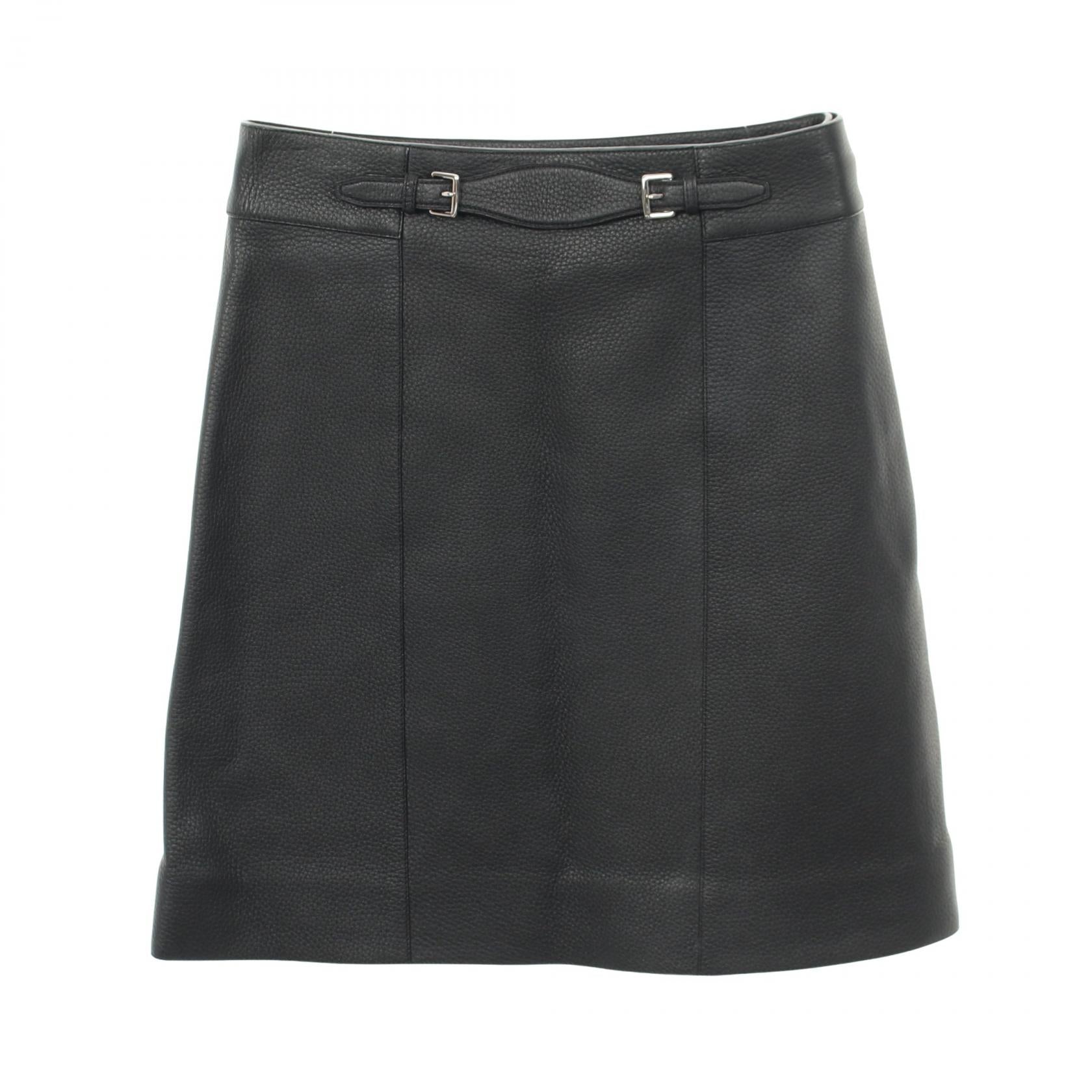 Hermes Lambskin Skirt