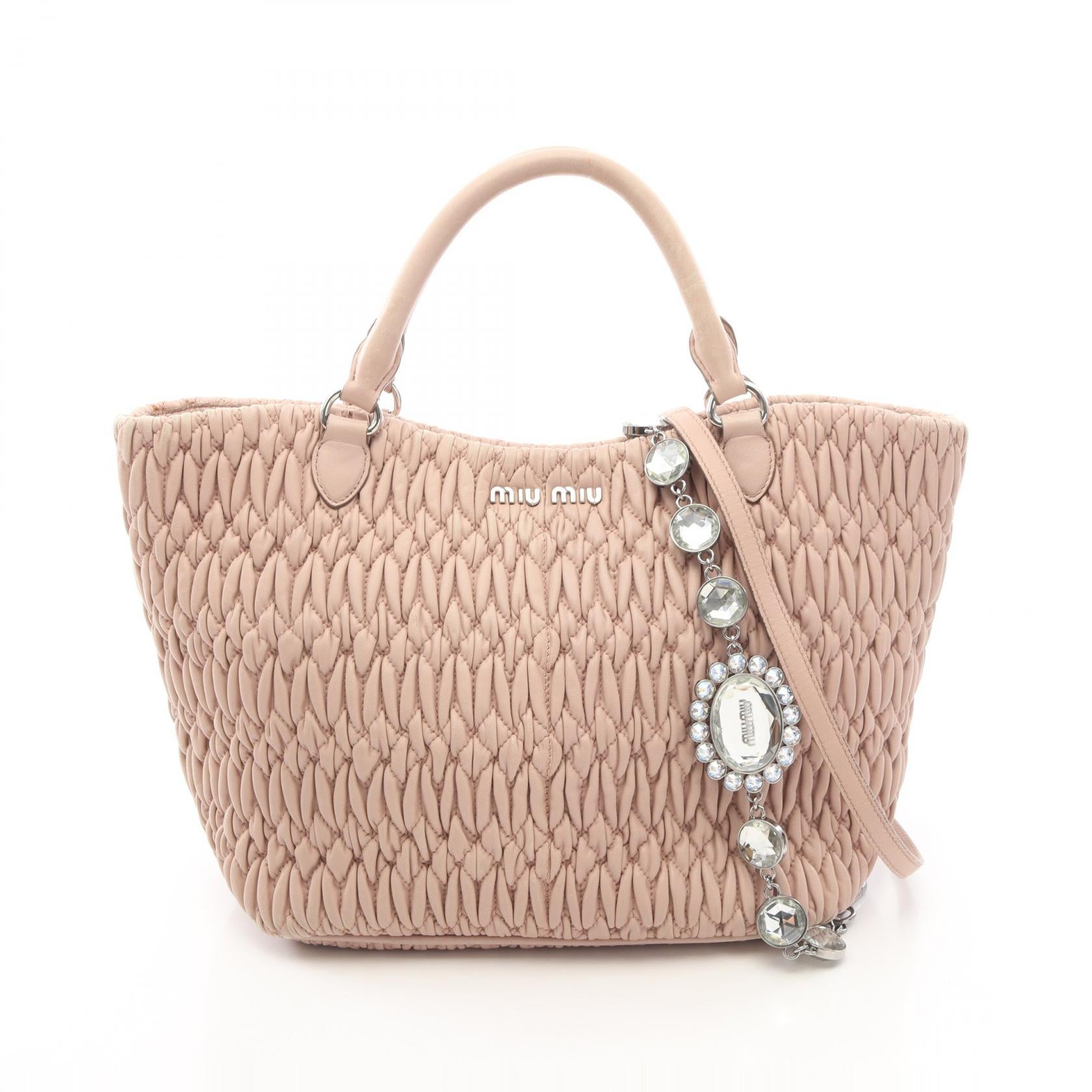 Miu Miu Matelasse Leather 2way Handbag