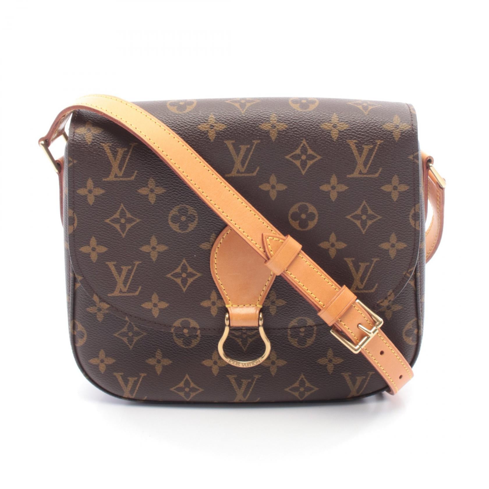 Louis Vuitton Saint Cloud GM Monogram Coated Canvas Shoulder Bag
