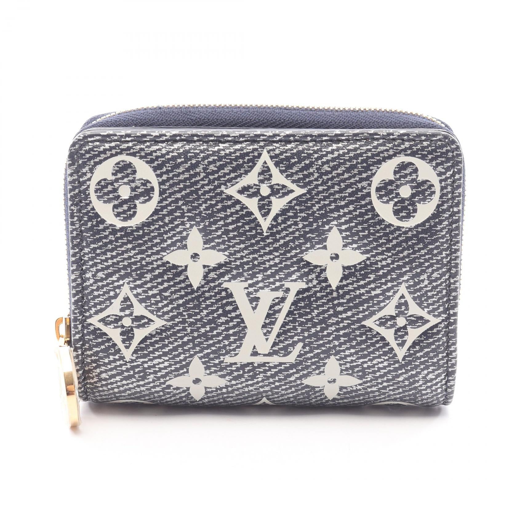 Louis Vuitton Porte Feuille Lou Monogram Emboss Leather Wallet
