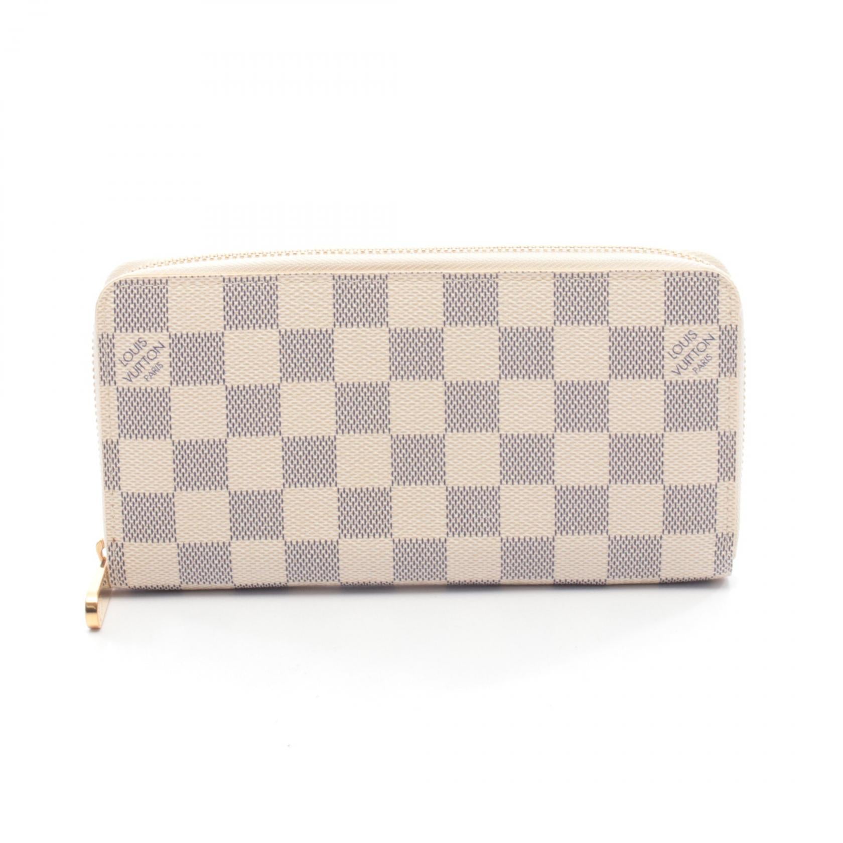 Louis Vuitton Zippy Wallet Damier Azur Long Wallet