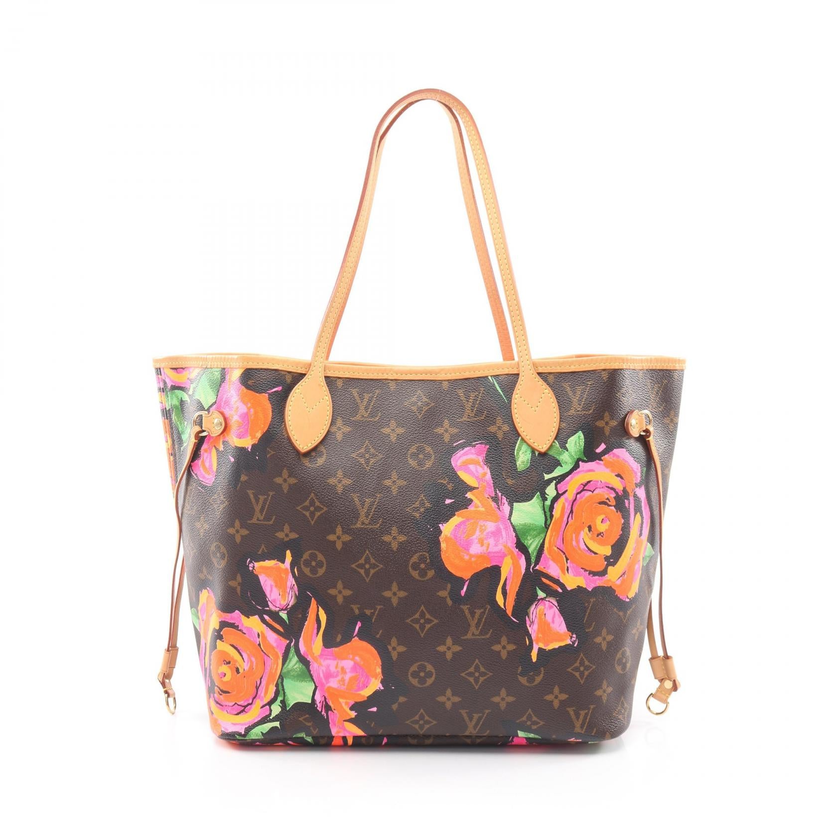 Louis Vuitton Neverfull MM Monogram Rose Tote Bag