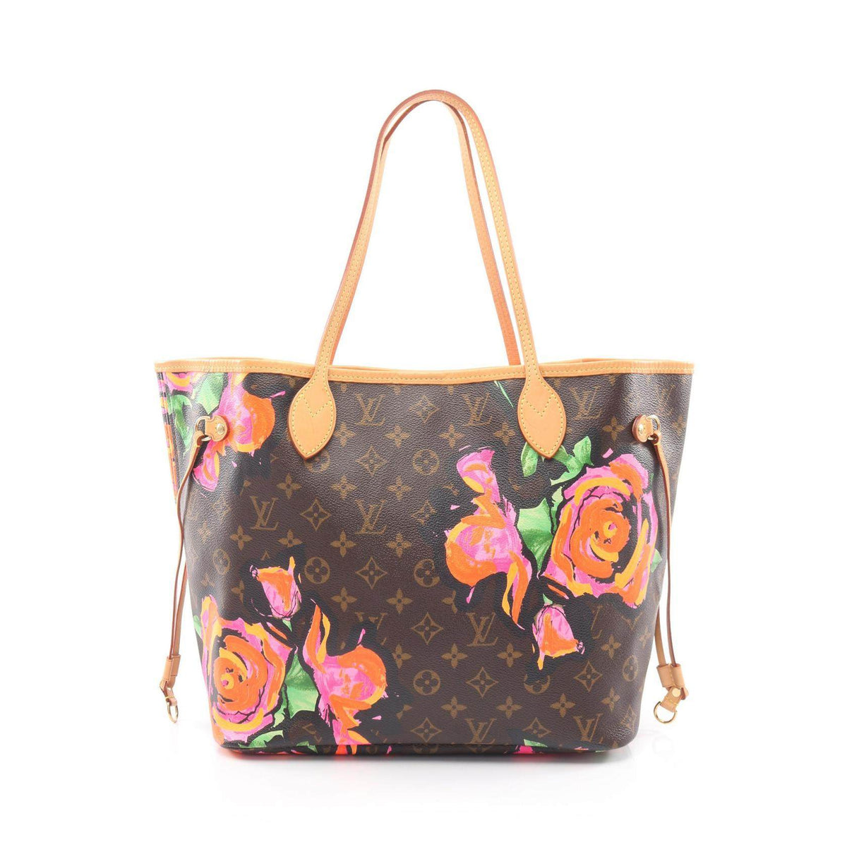Louis Vuitton Neverfull MM Monogram Rose Tote Bag