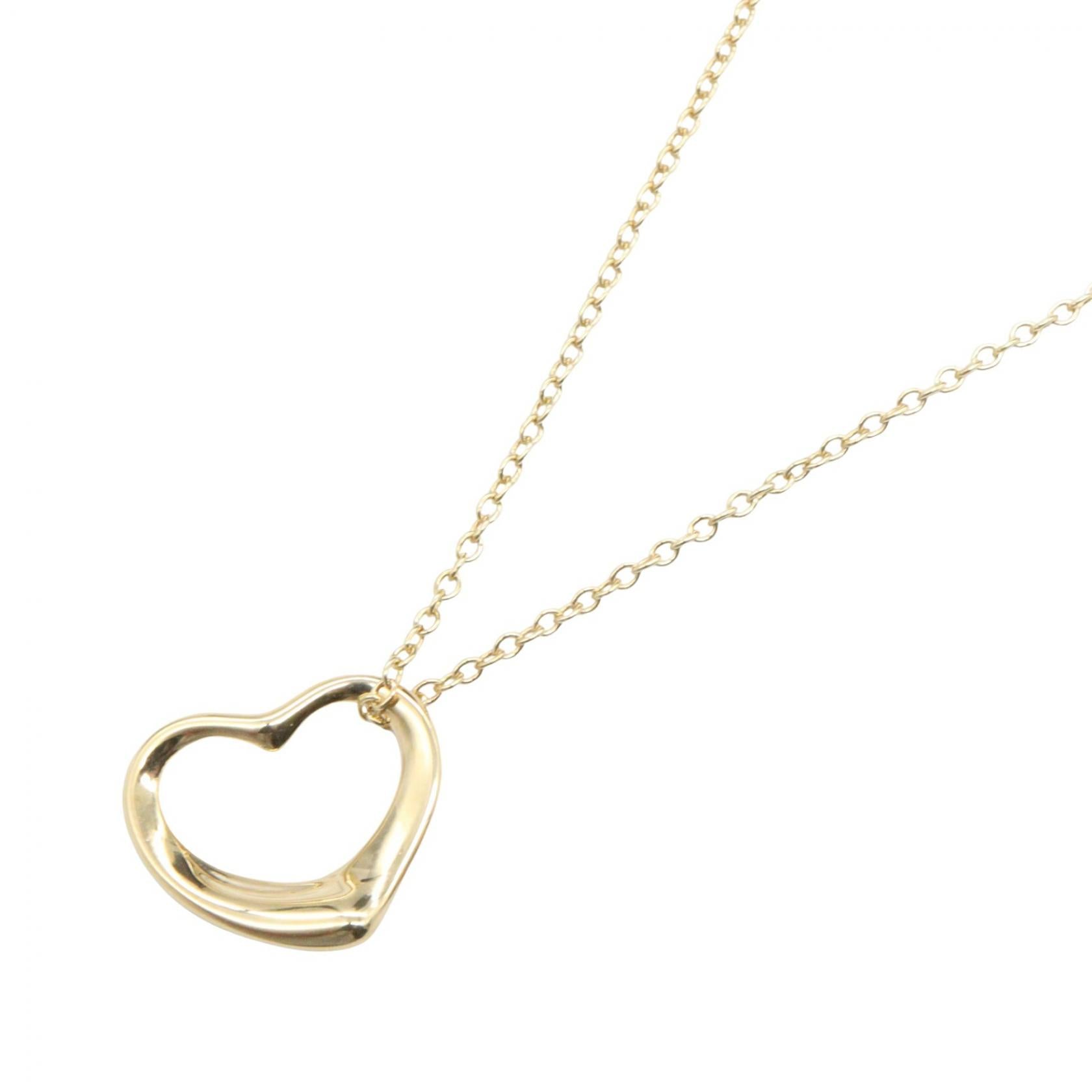 Tiffany&Co. Open Heart Au750 Necklace