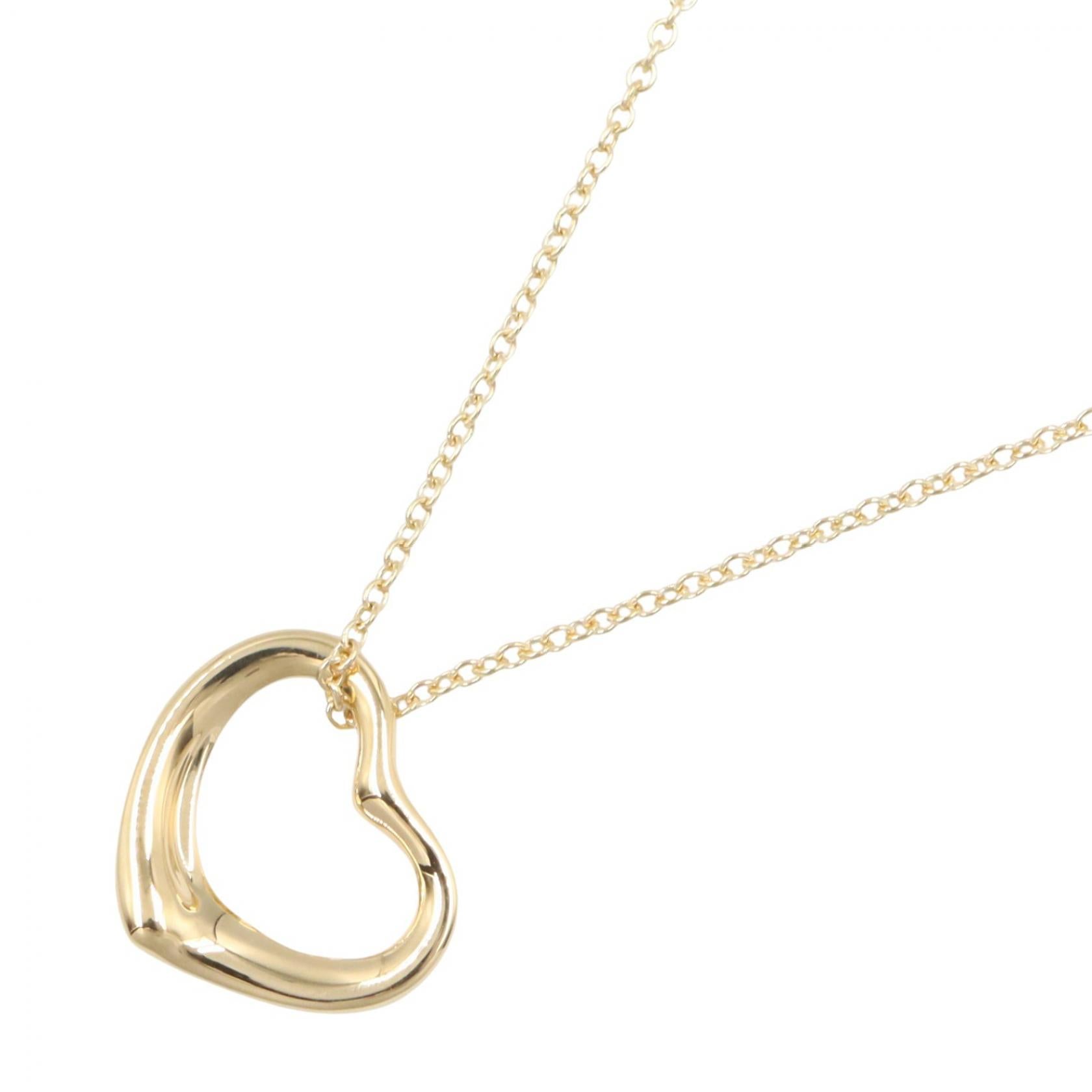 TIFFANY&CO Open Heart Au750 Necklace
