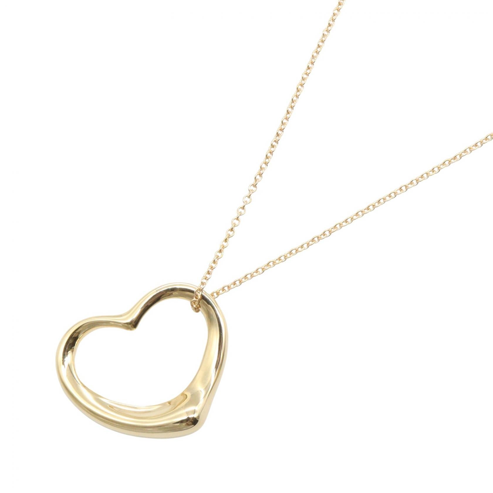 Tiffany&Co. Open Heart Au750 Necklace