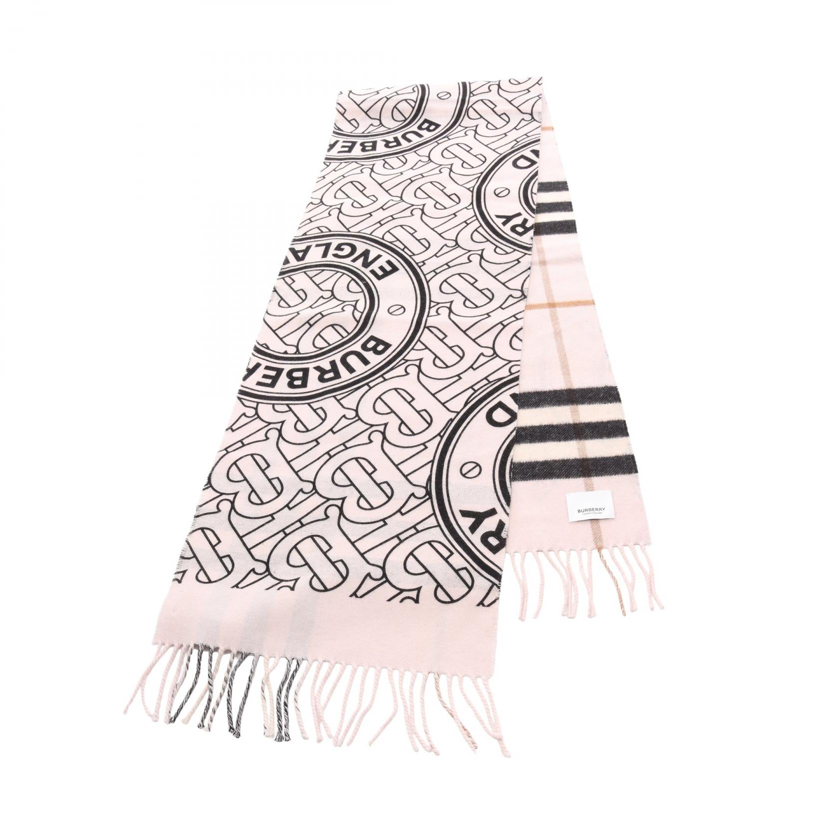Burberry TB Monogram Cashmere Scarf