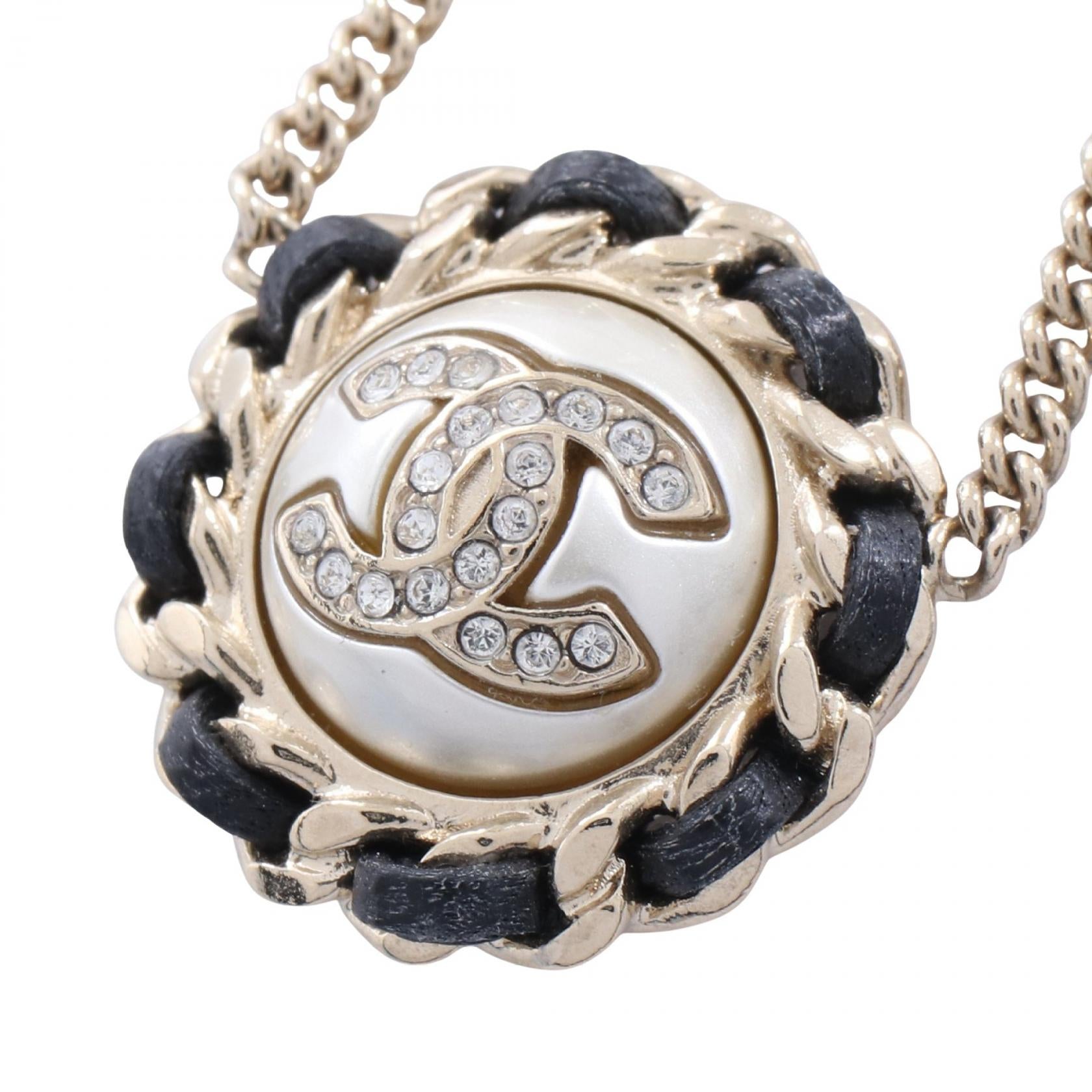 Chanel Coco Mark Circle Necklace