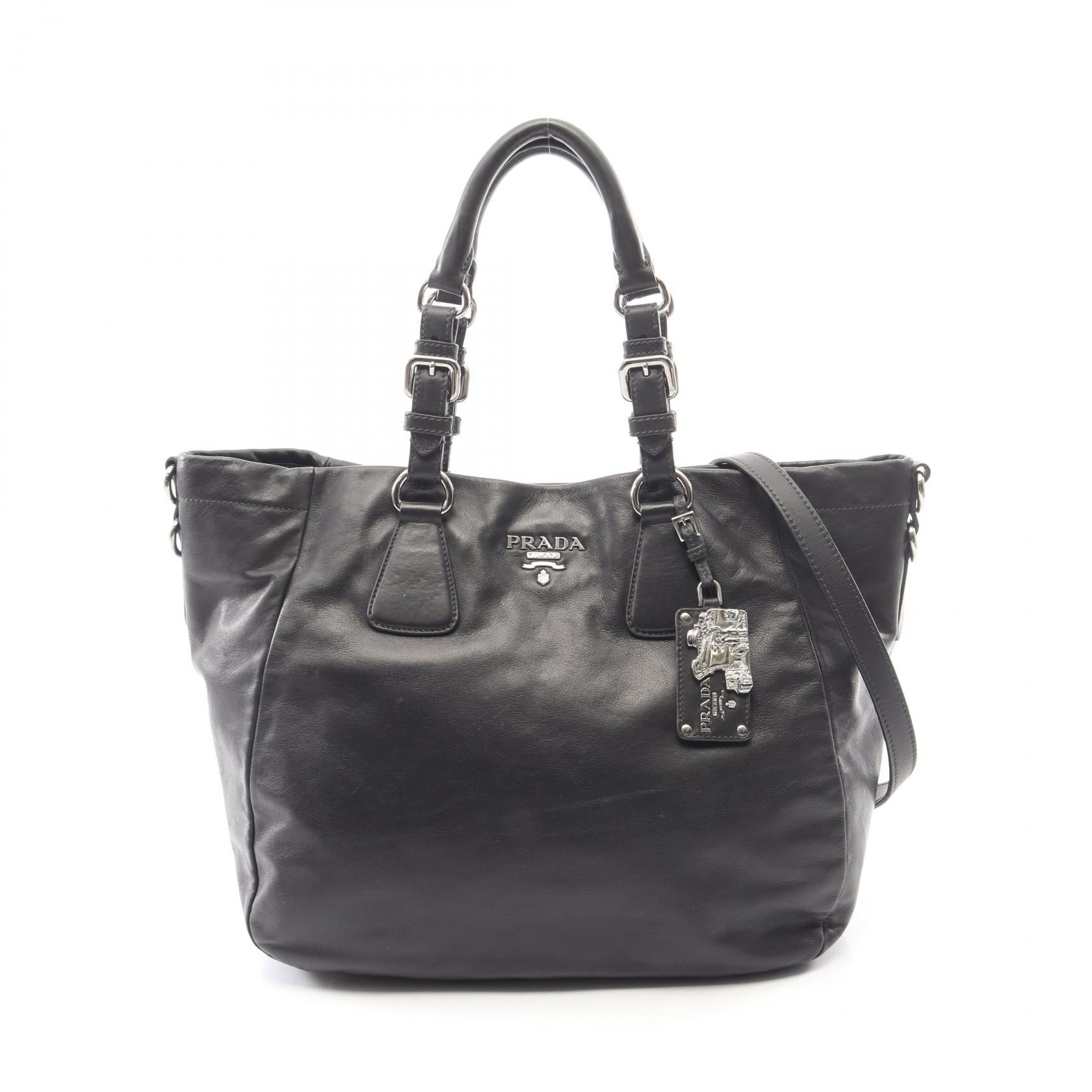 Prada SOFT CALF Leather 2way Handbag