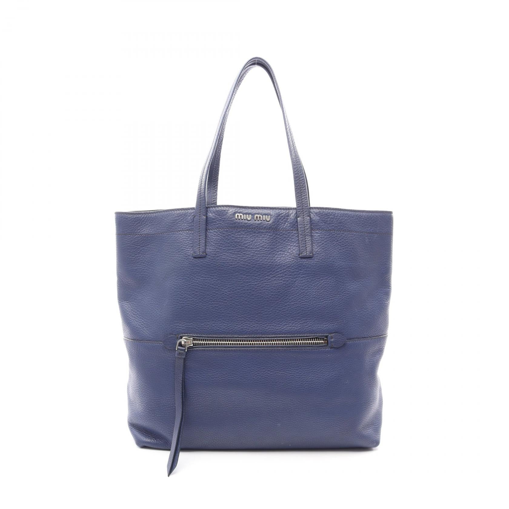 Miu Miu Leather Tote Bag