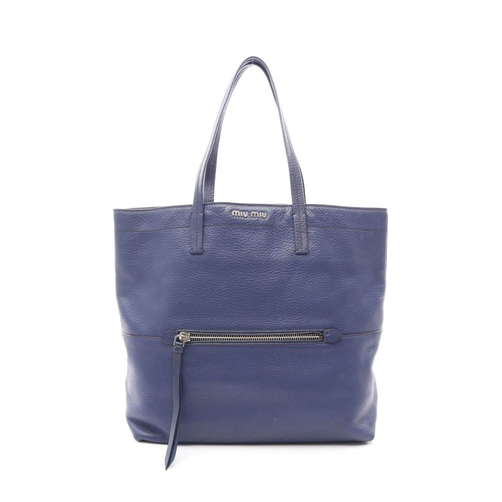 Miu Miu Leather Tote Bag