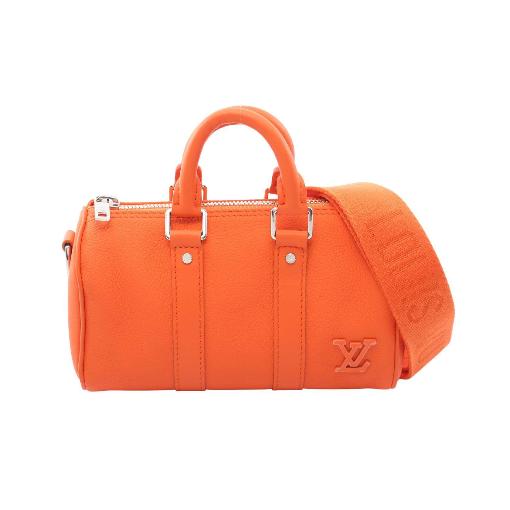Louis Vuitton Keepall XS LV Aerogram Leather 2way Bag