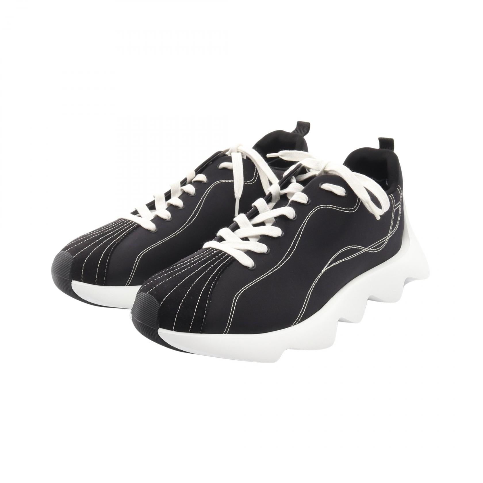 Hermes Envol Suede Fabric Sneakers