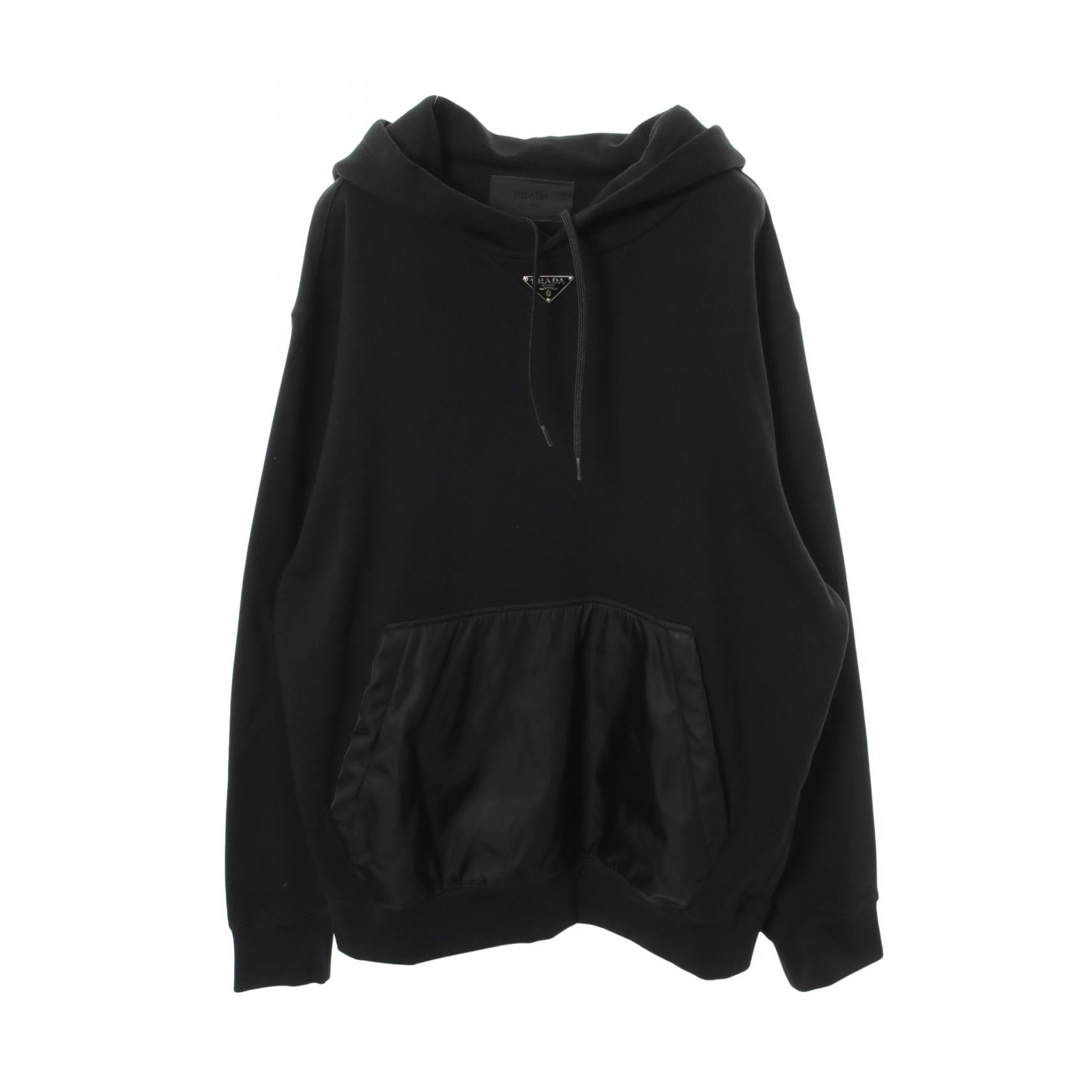 Prada Re-Nylon Cotton Nylon Hoodie