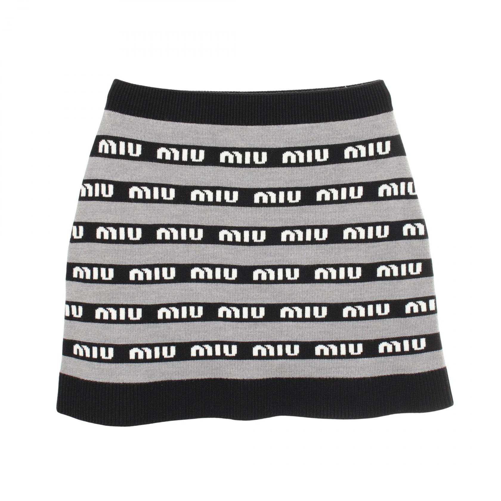 Miu Miu Wool Skirt