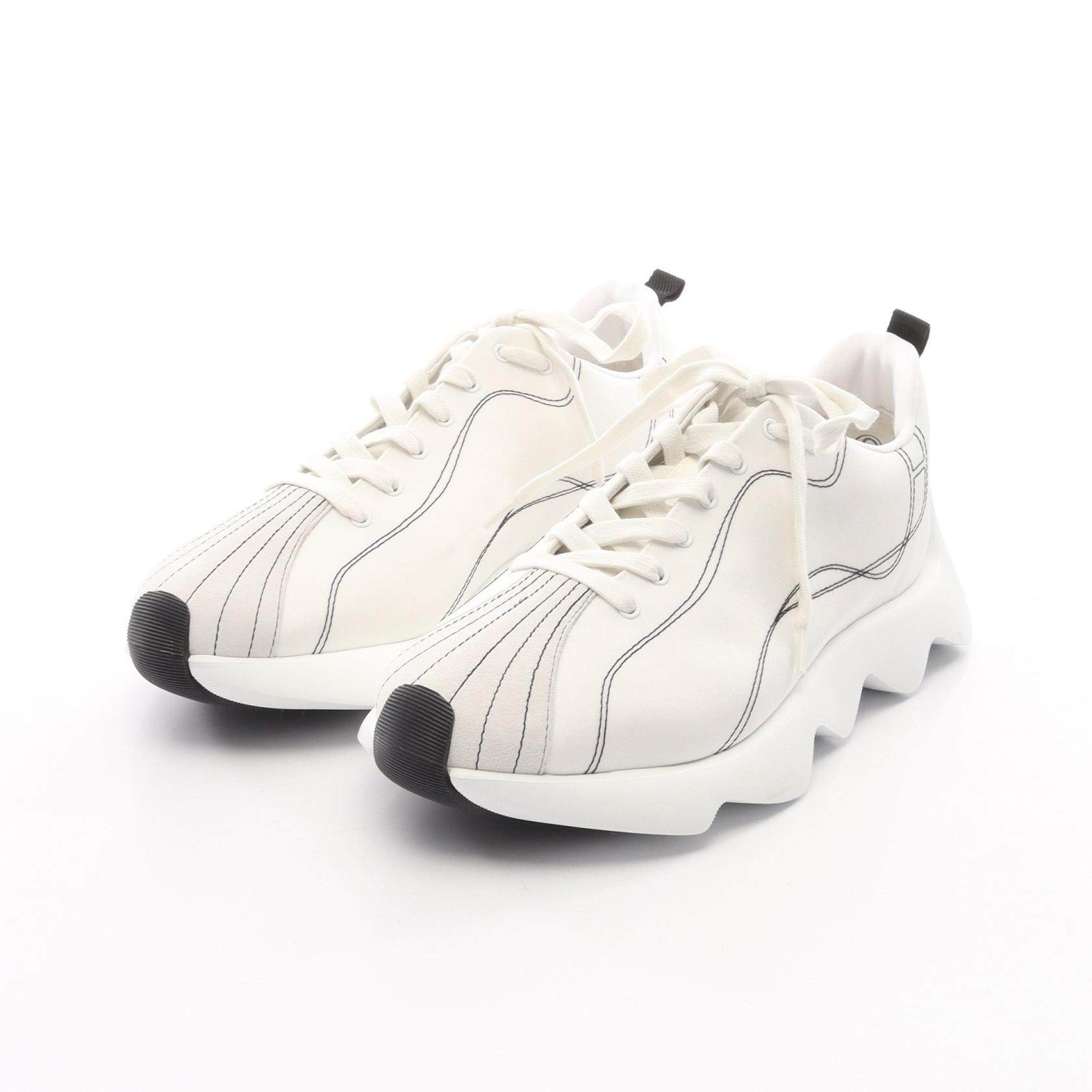 Hermes Envol Suede Fabric Sneakers