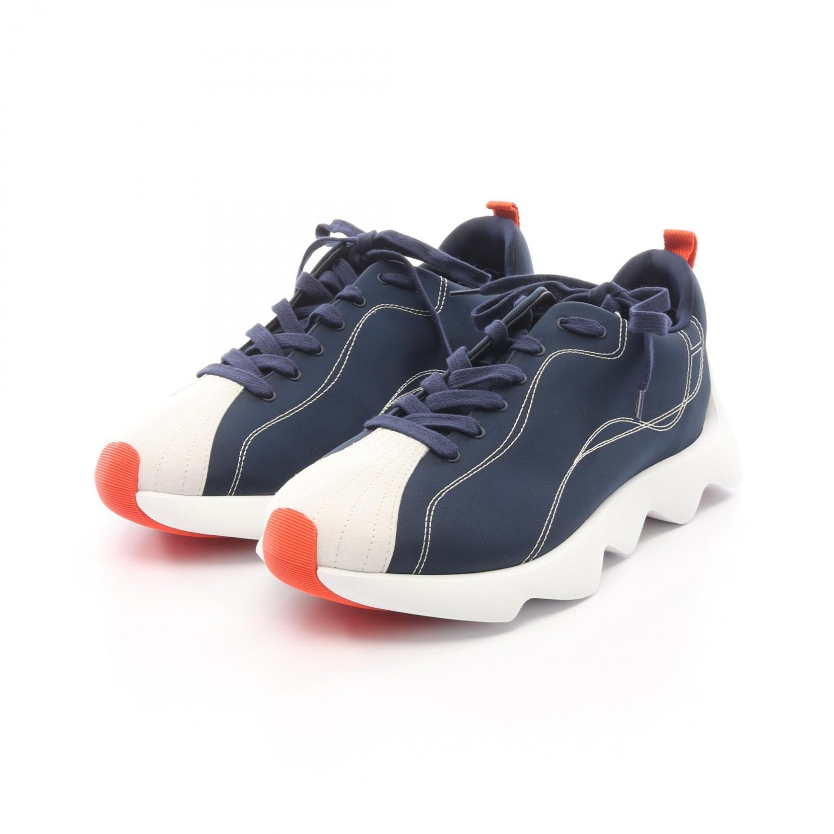 Hermes Envol Suede Fabric Sneakers