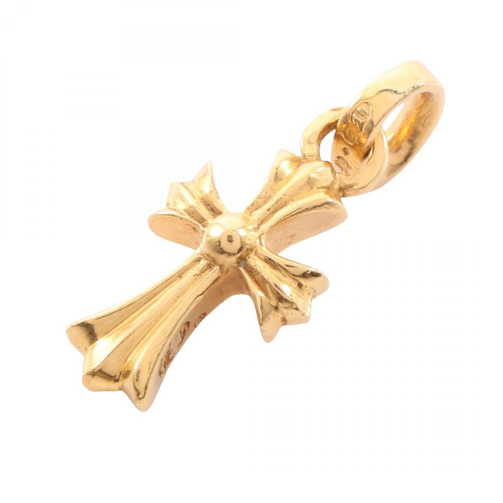 Chrome Hearts CH Cross Baby Fat 22K Pendant