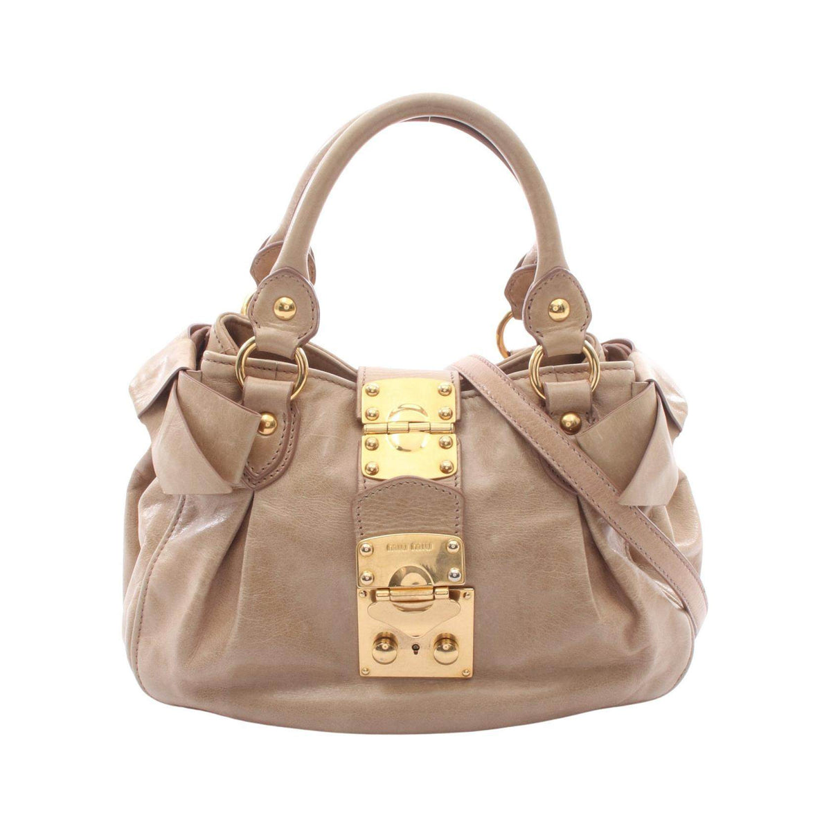 Miu Miu Side Ribbon 2way Handbag