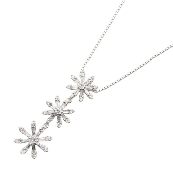K18WG Au750 Diamond Necklace