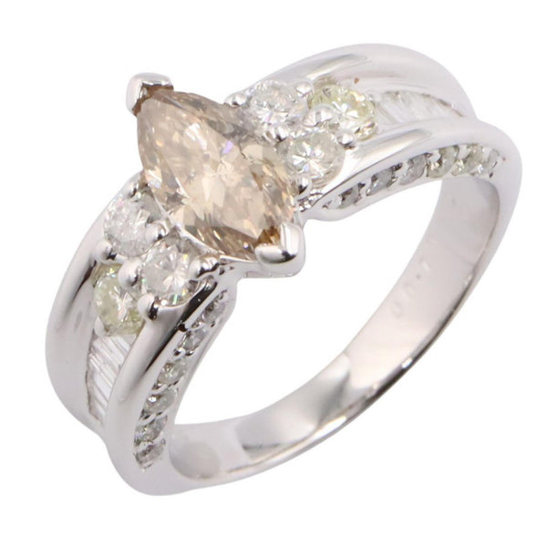 K18WG Diamond Ring