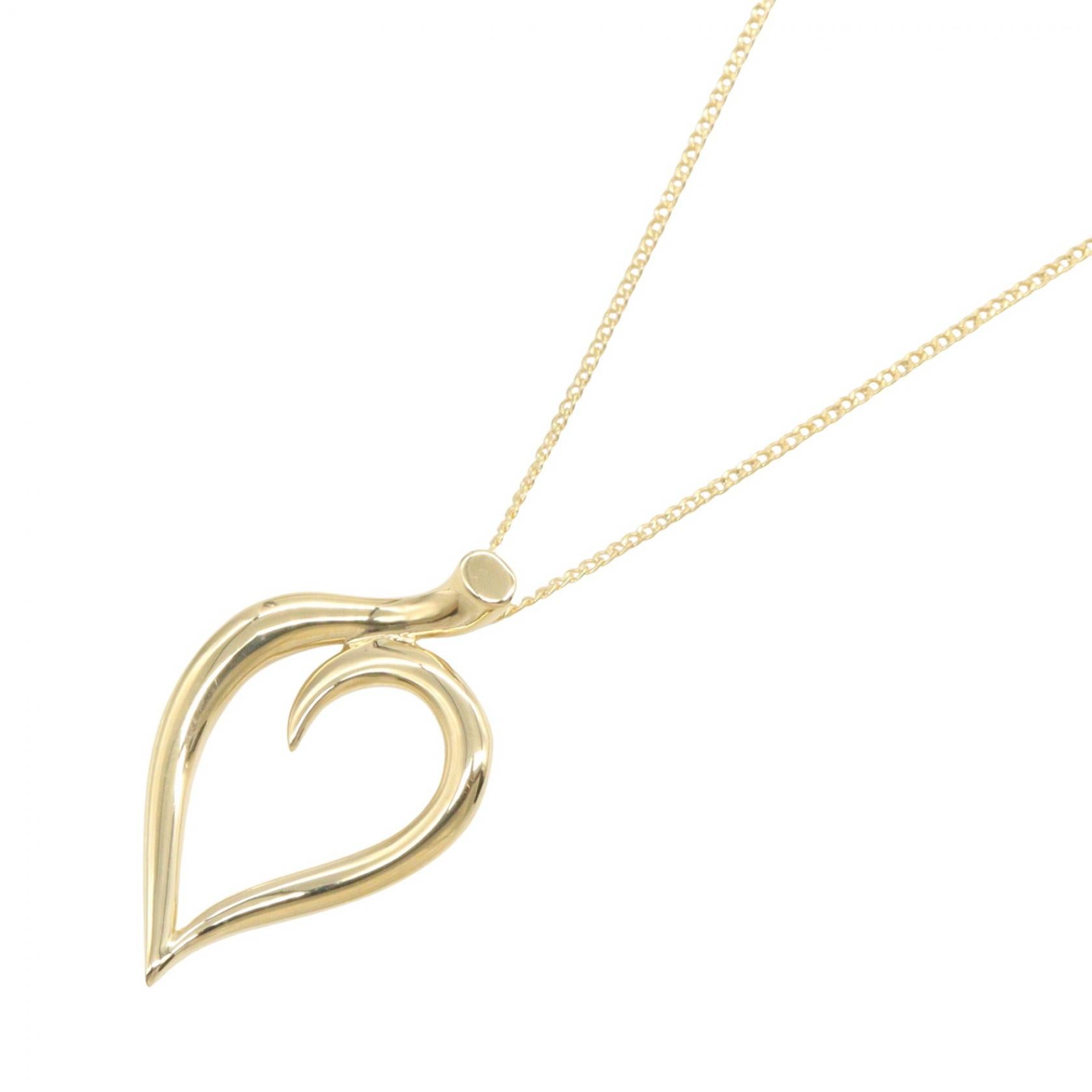 Tiffany & Co. Leaf Heart Au750 Necklace