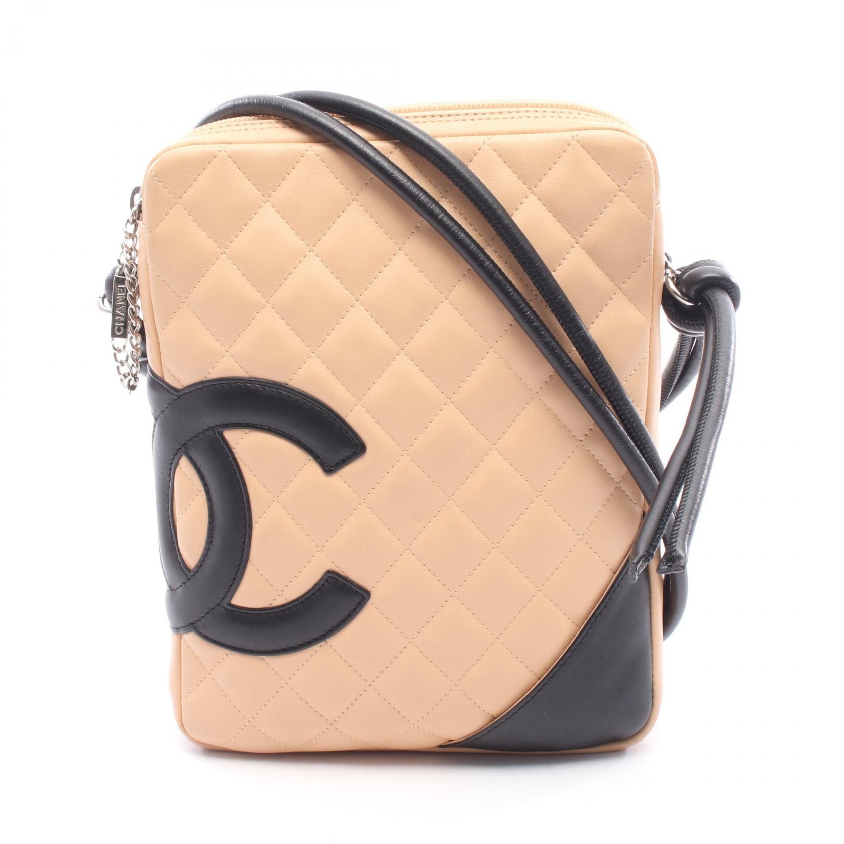 CHANEL Cambon Line Leather Shoulder Bag