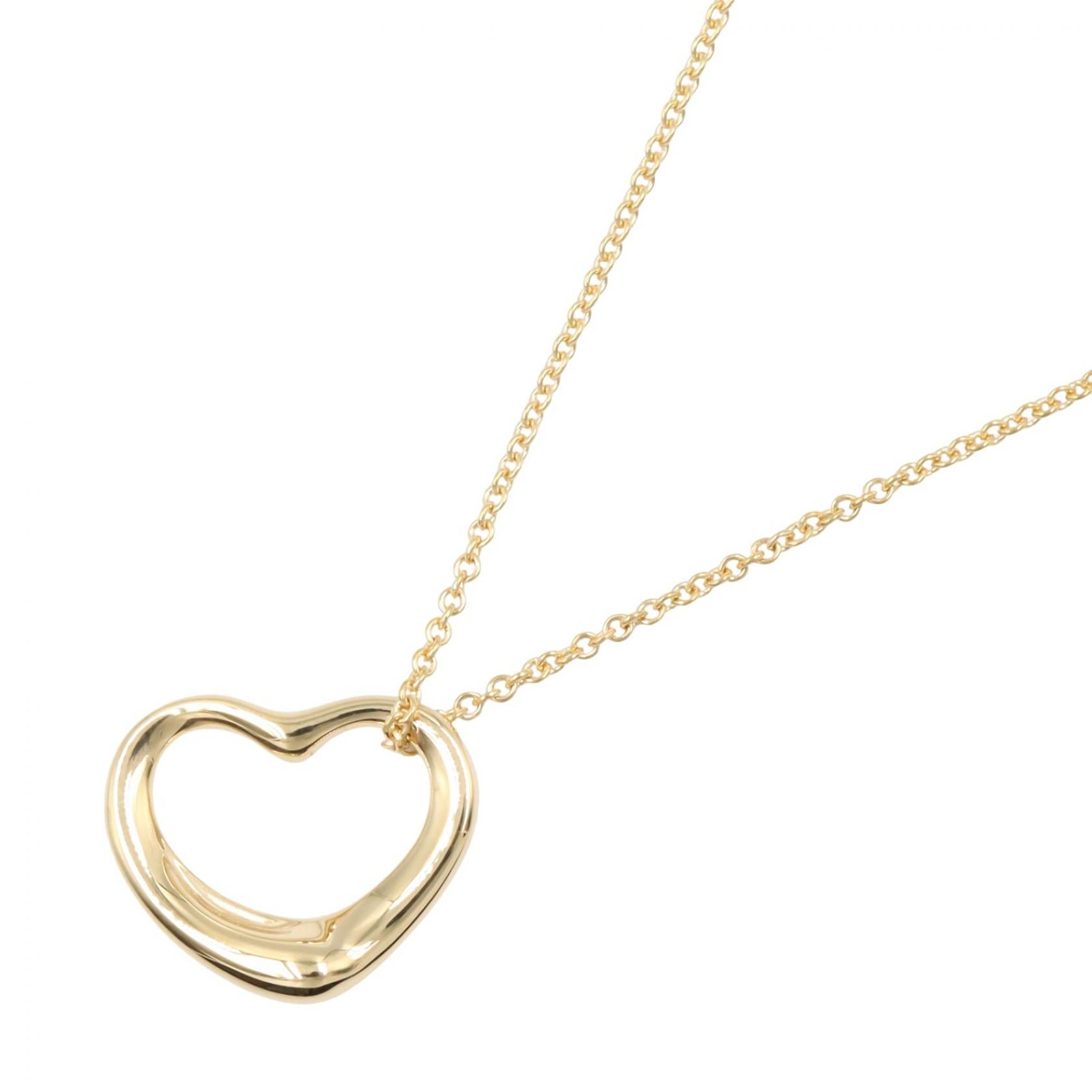 Tiffany & Co. Open Heart Au750 Necklace