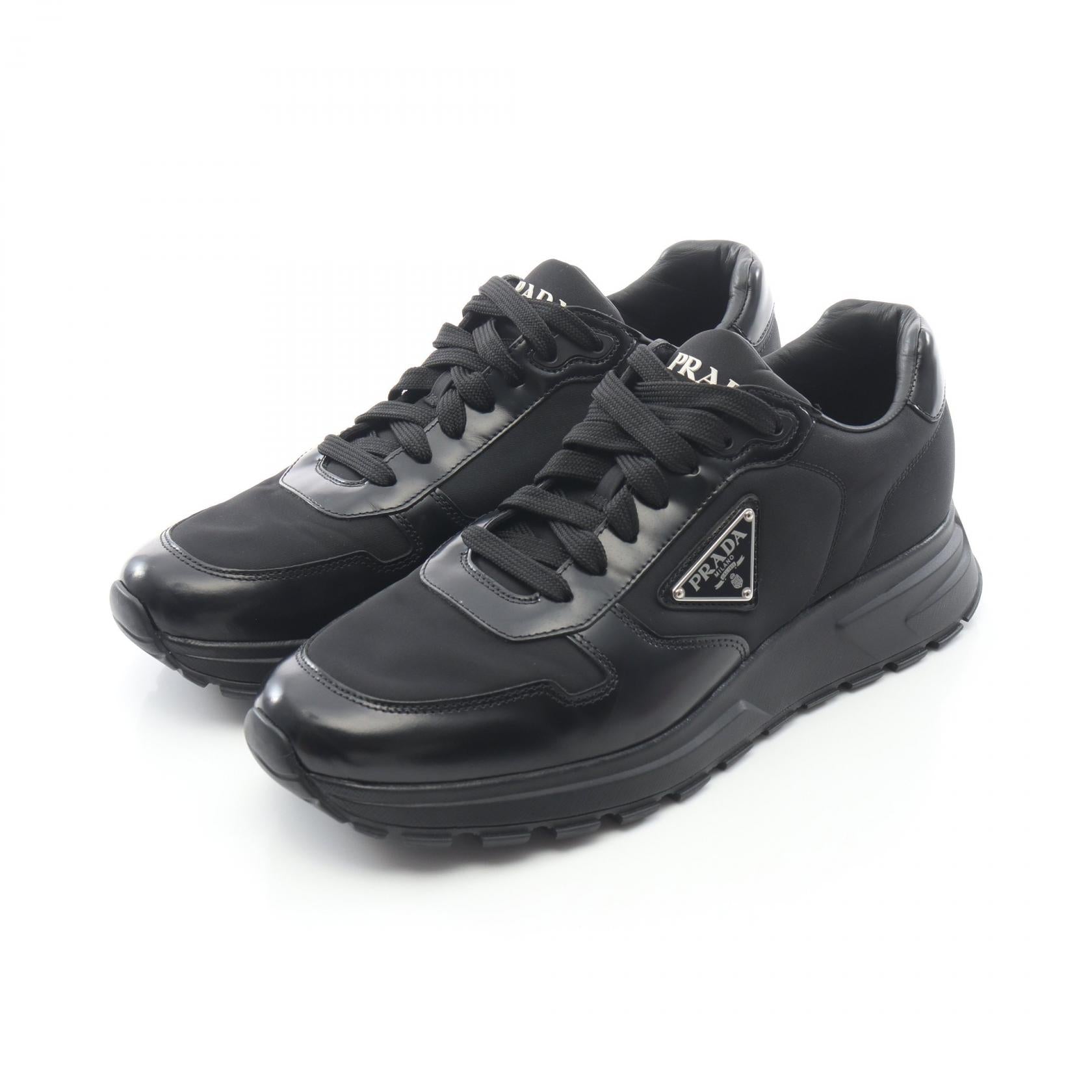 Prada Re-Nylon Leather Sneakers