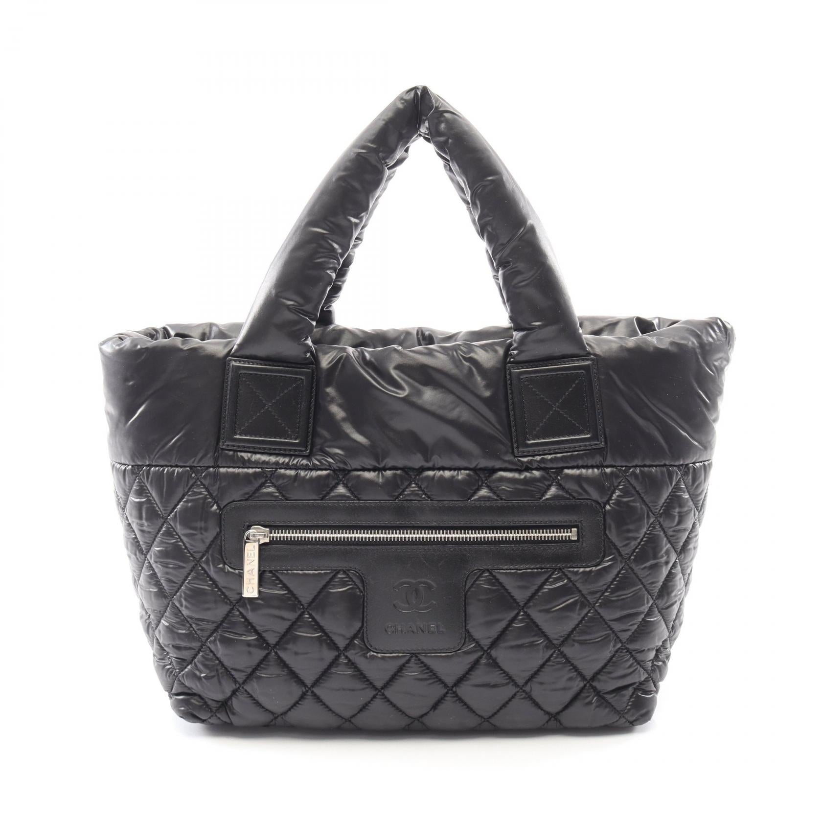 Chanel Cocoon Small Nylon Leather Tote Bag