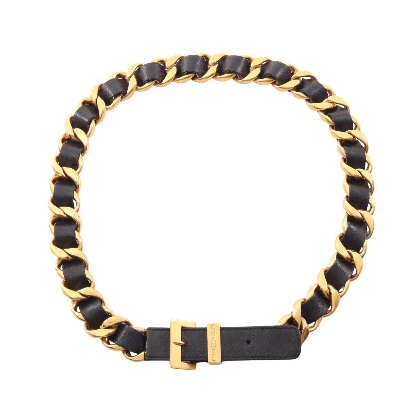 Chanel Chain Leather Belt
