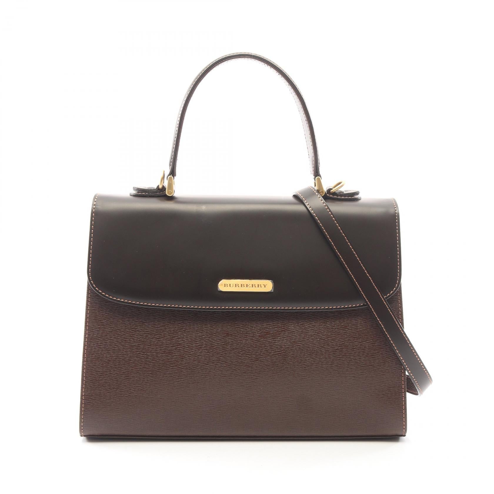 Burberry Leather 2way Handbag