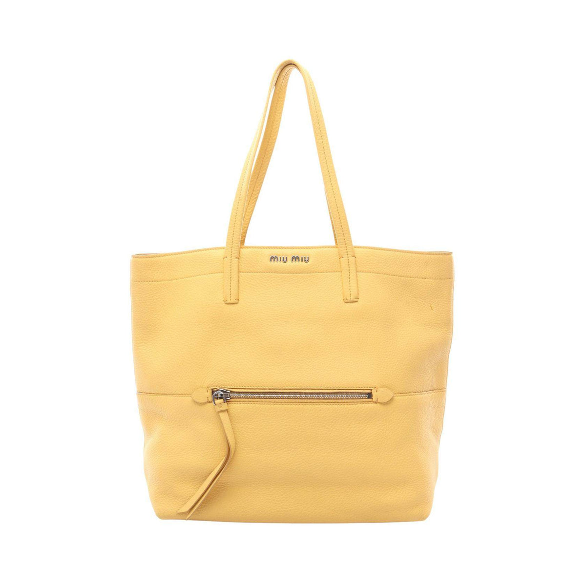Miu Miu Leather Tote Bag