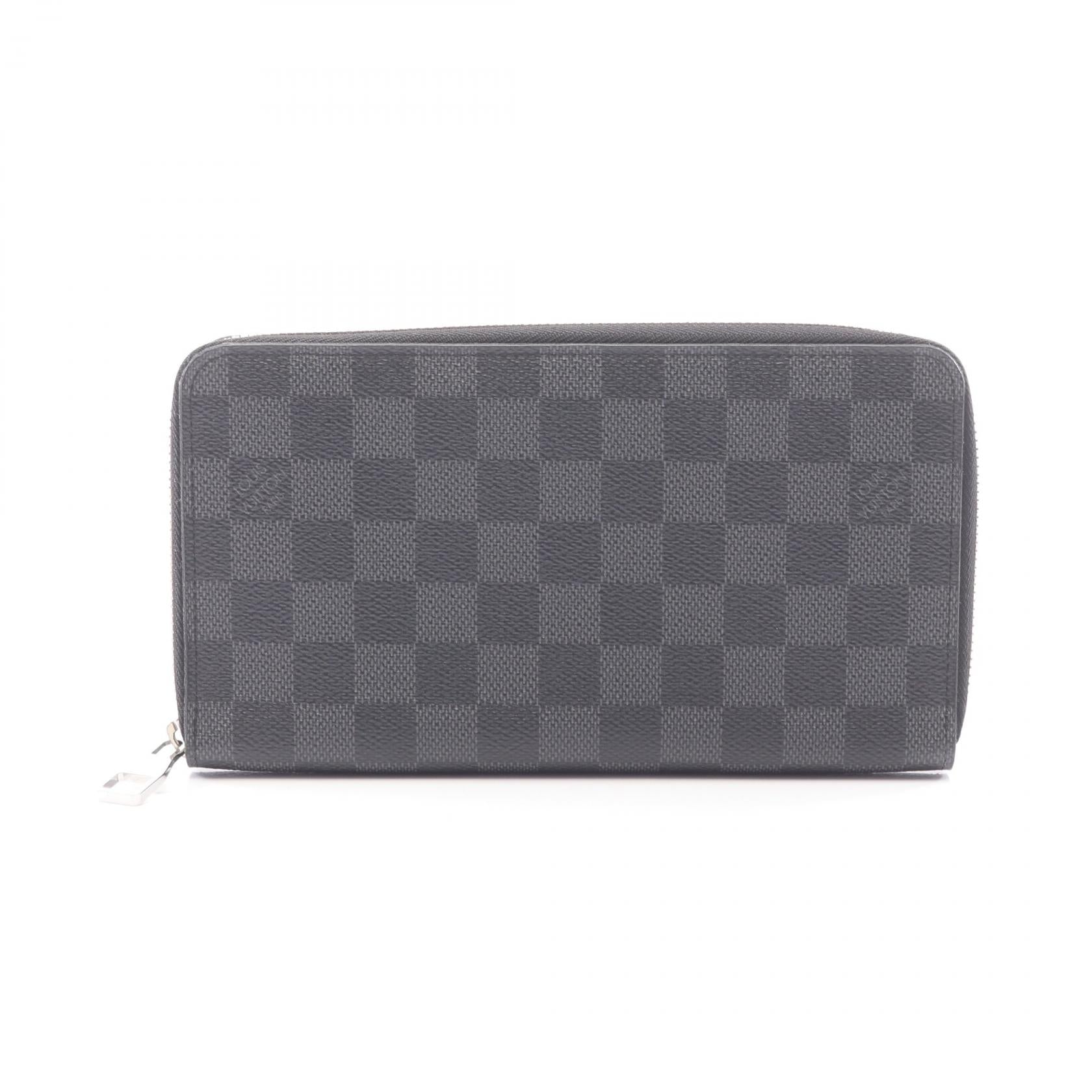Louis Vuitton Zippy Organizer Damier Graphite Wallet