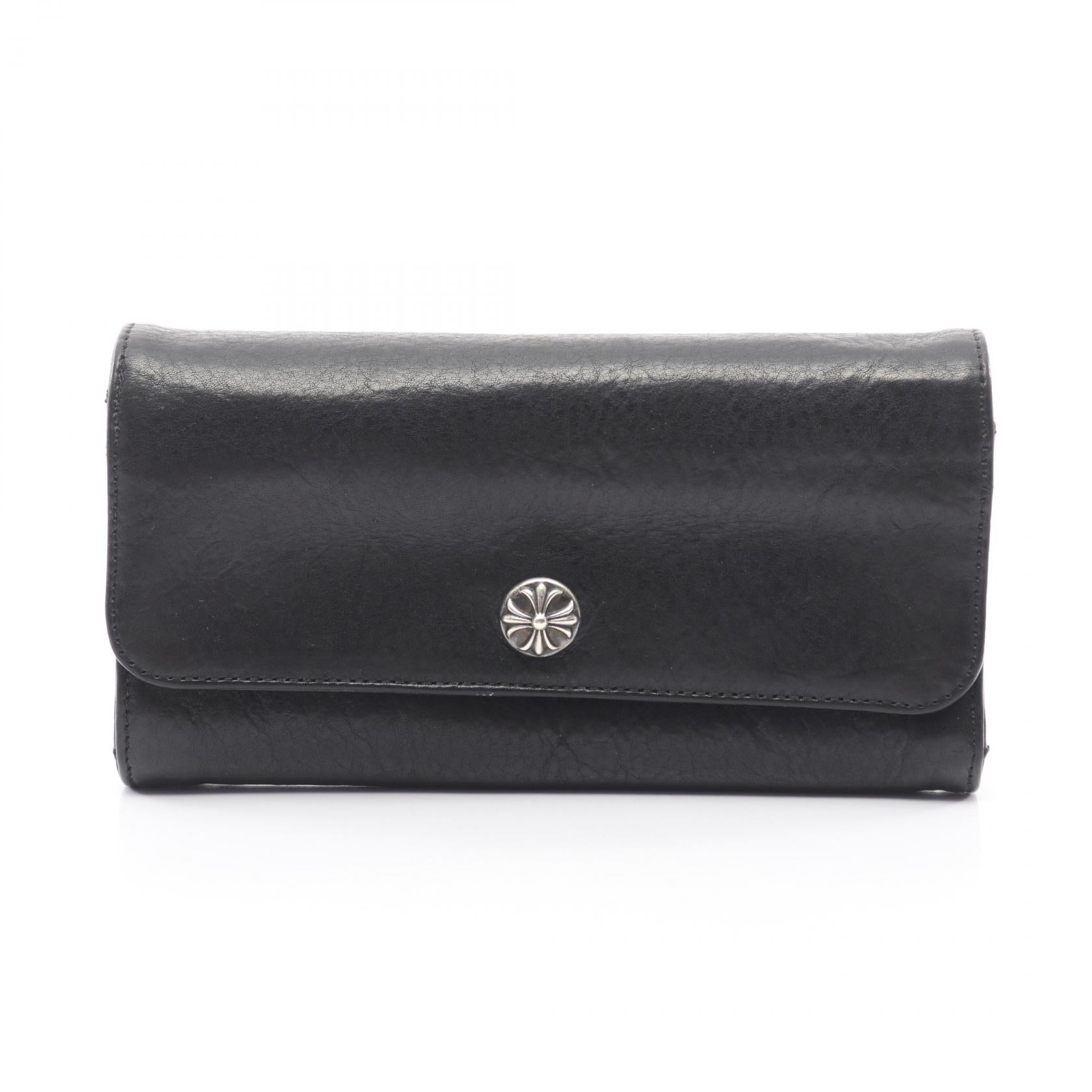 Chrome Hearts Judy Leather Long Bifold Wallet