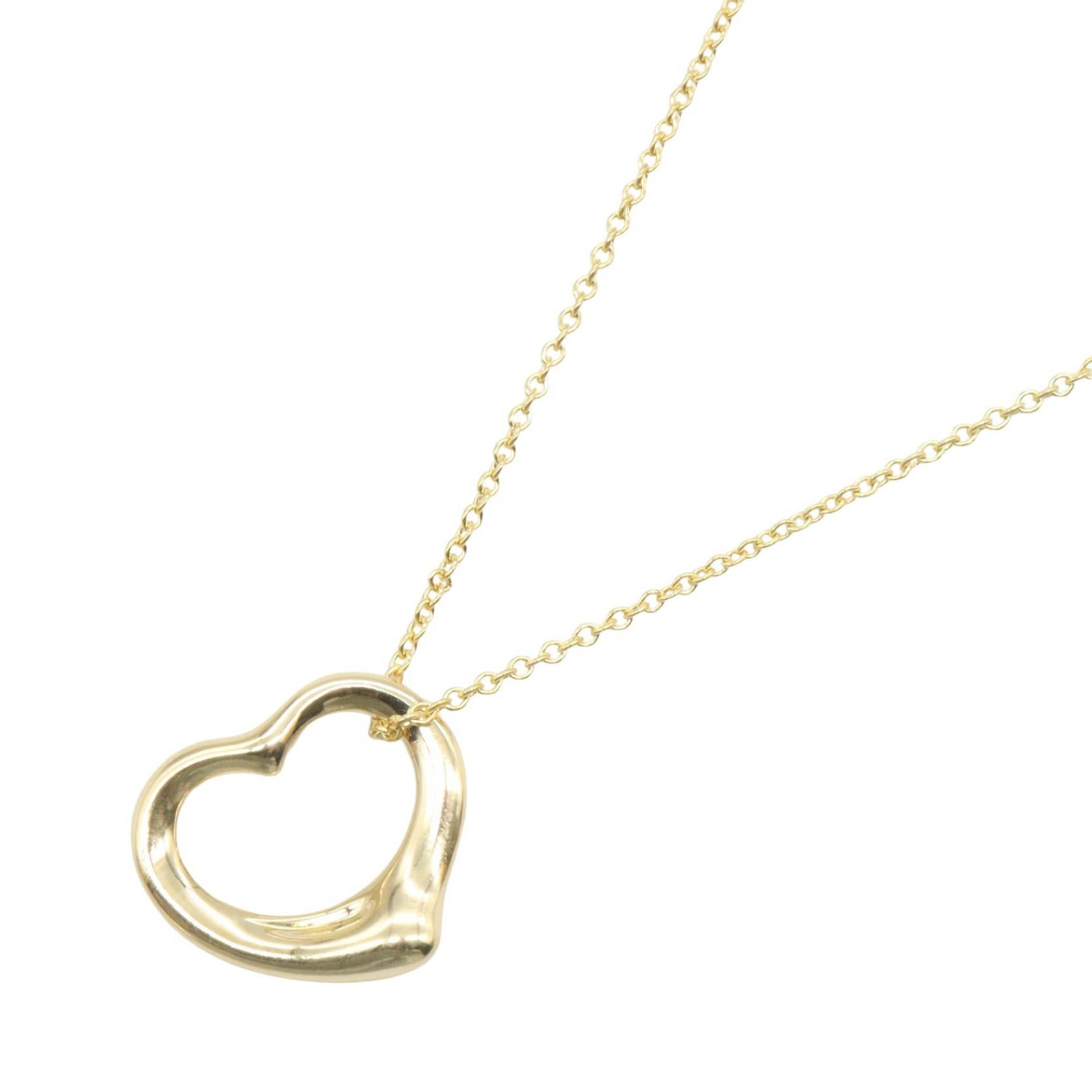 Tiffany&Co. Open Heart Au750 Necklace