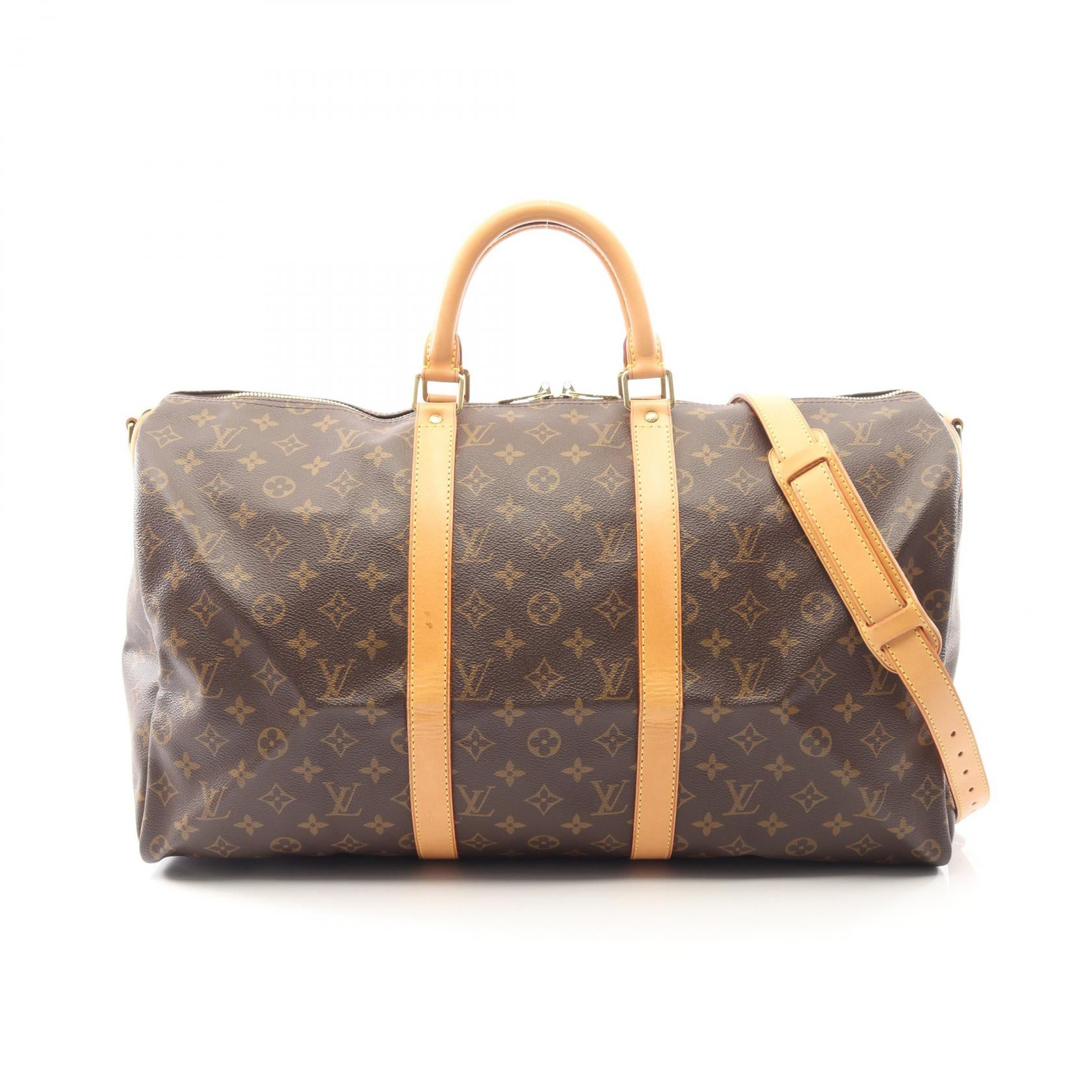 Louis Vuitton Keepall Bandouliere Monogram Boston Bag