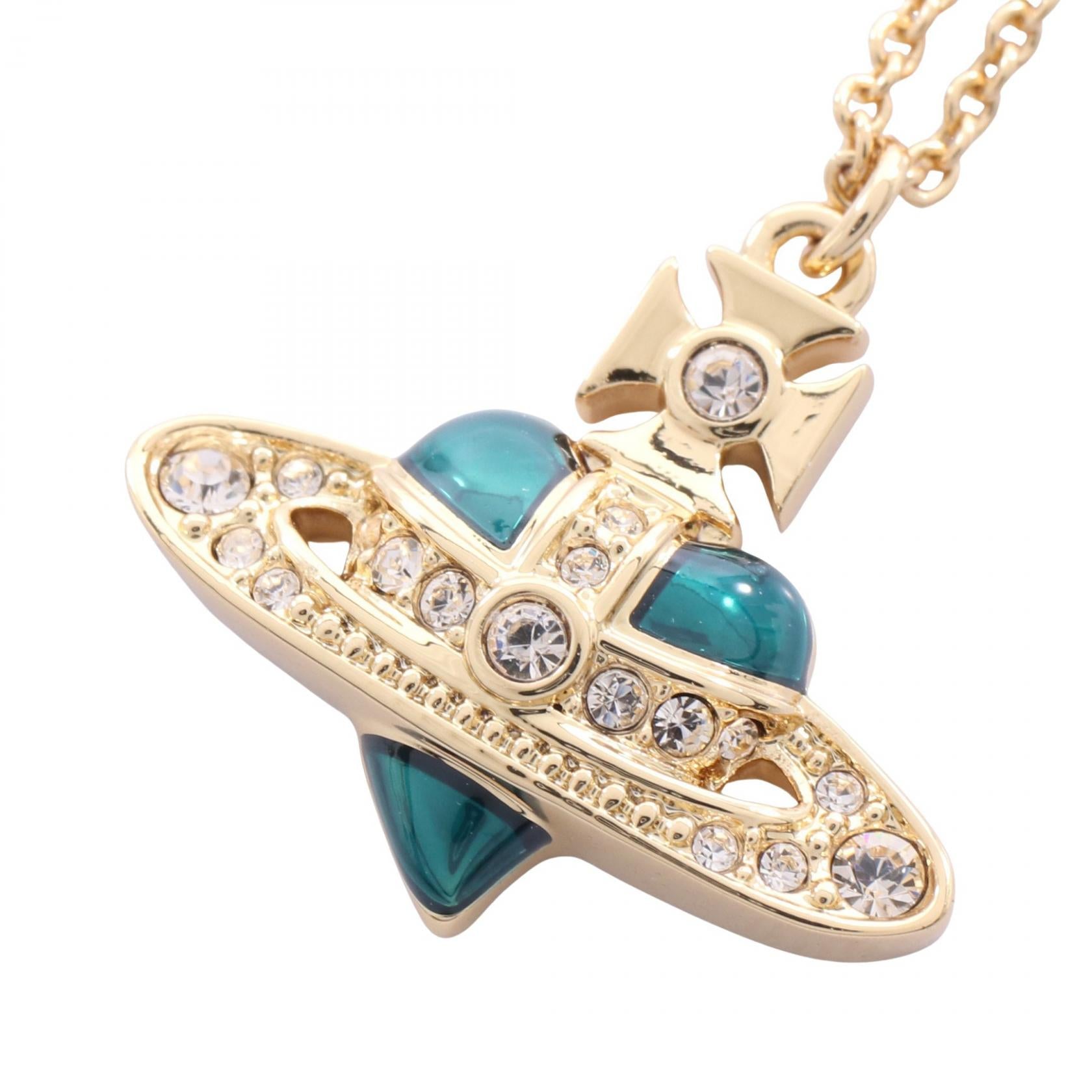Vivienne Westwood NEW DIAMANTE HEART Necklace