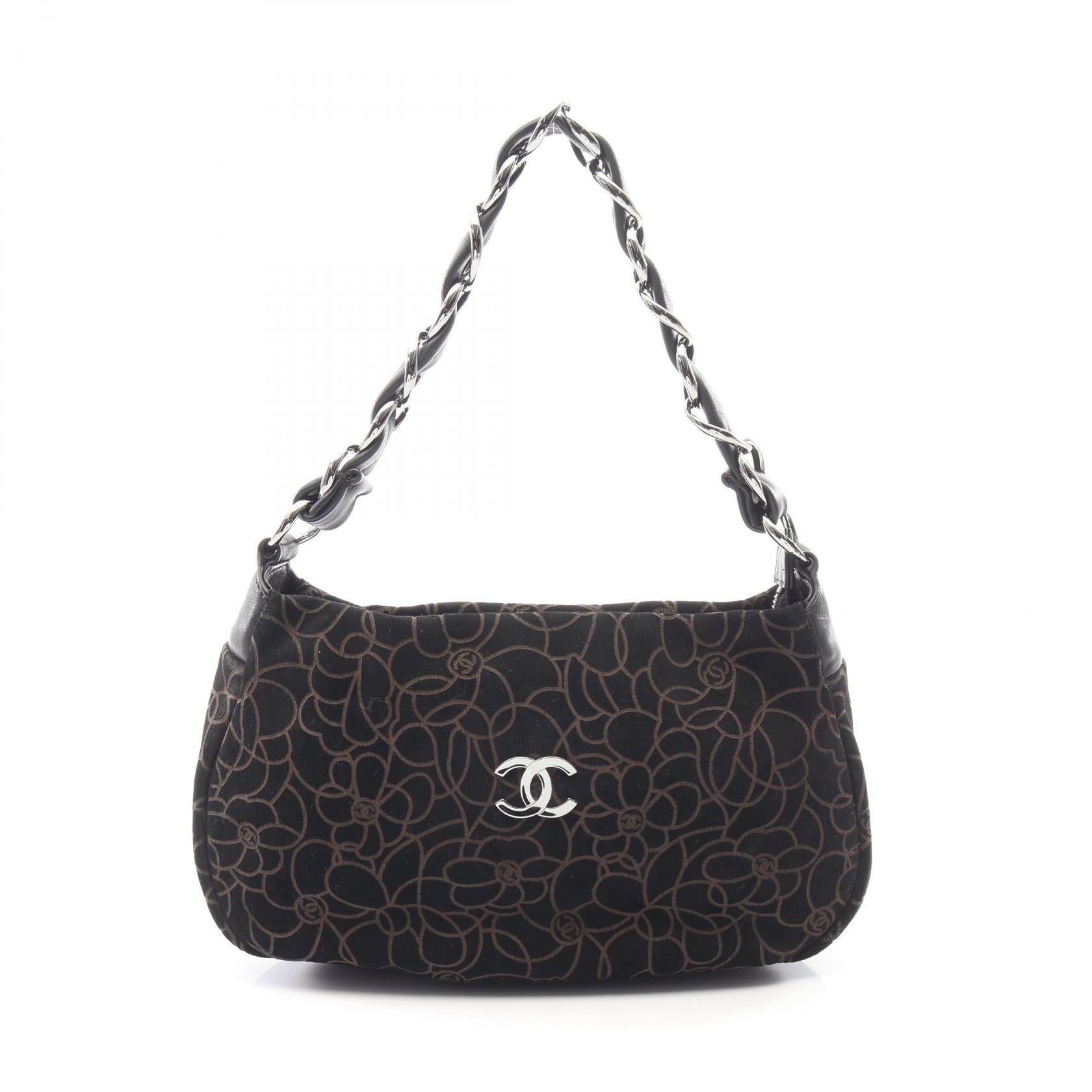 Chanel Camelia Leather Handbag