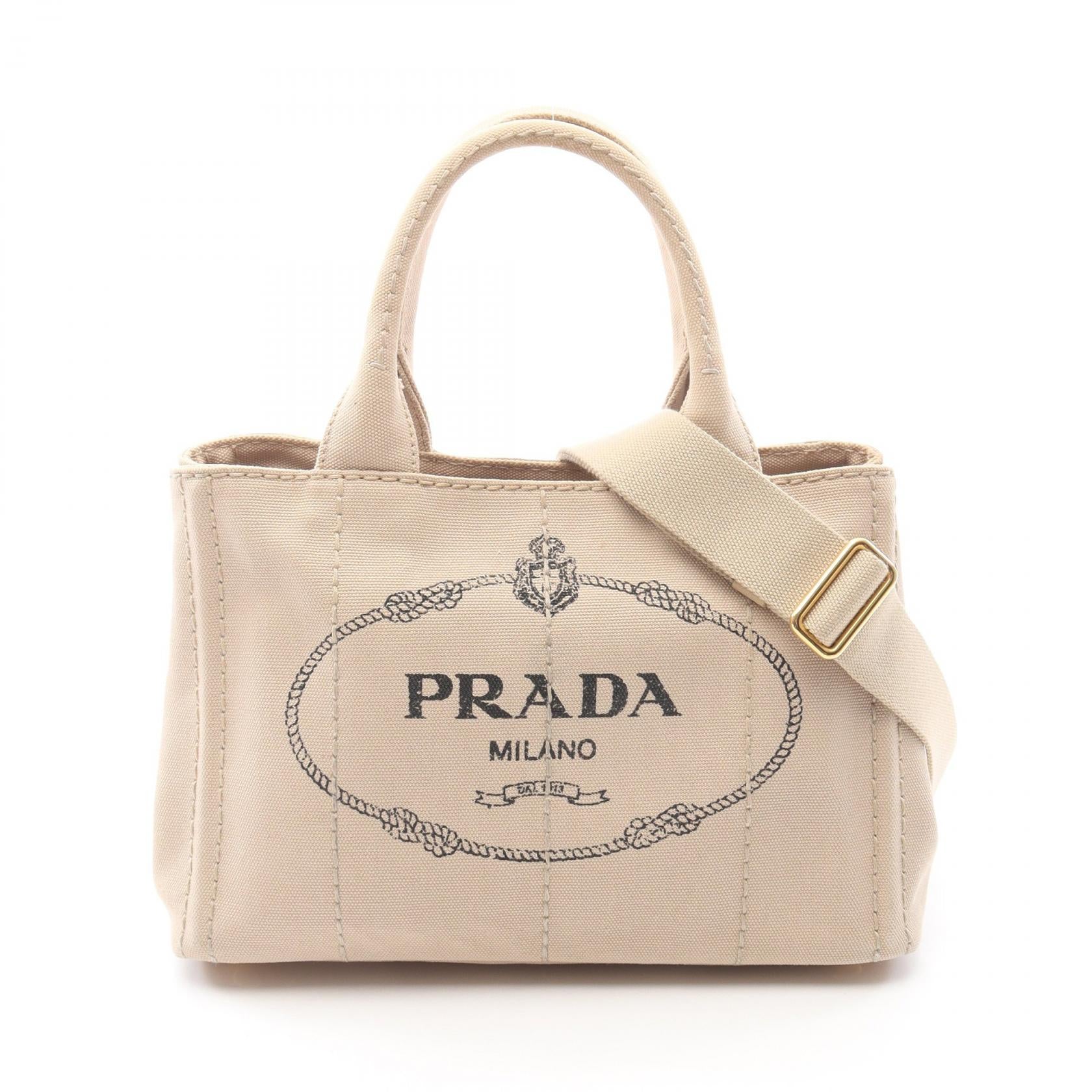 Prada CANAPA Canvas 2way Tote Bag
