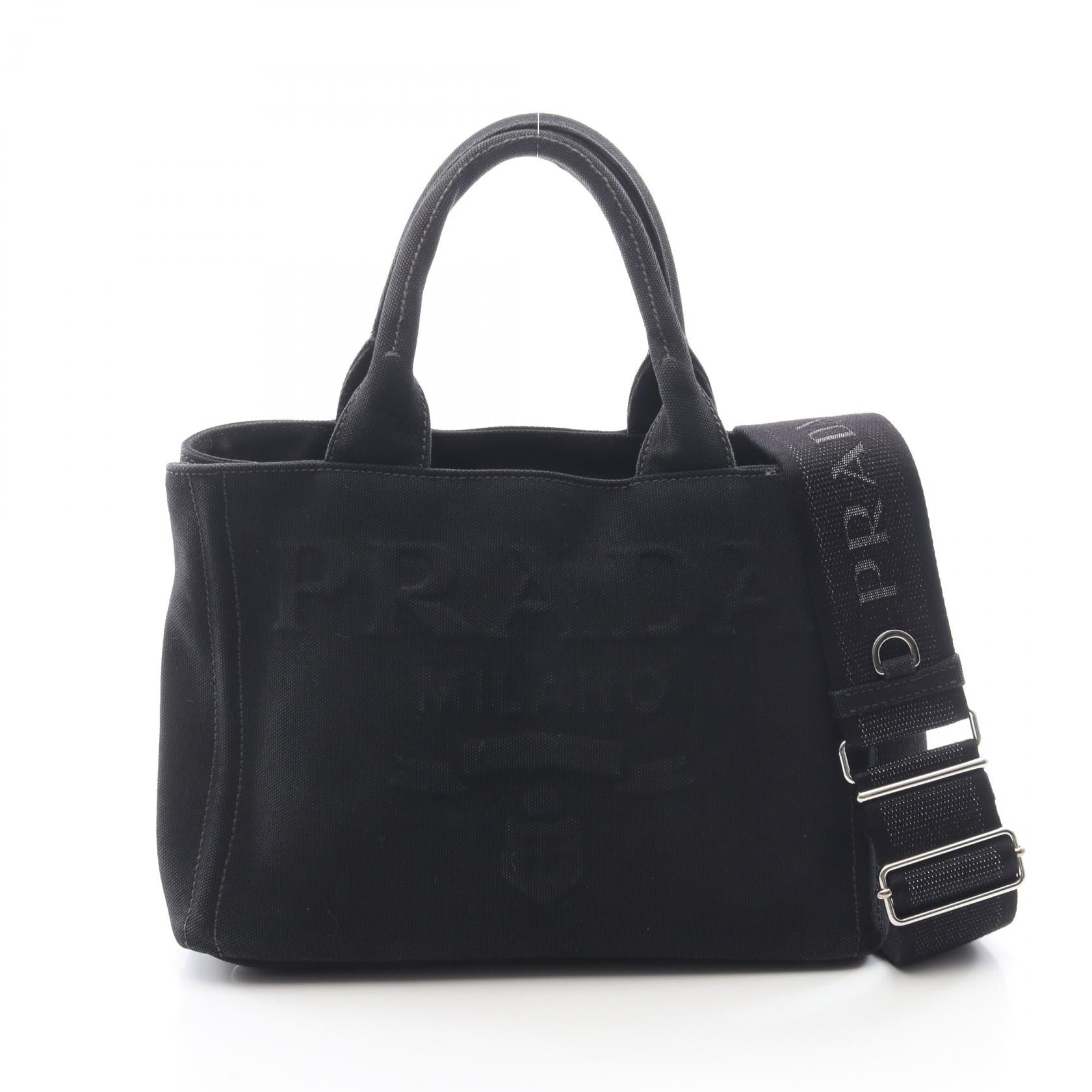 PRADA CANAPA Canvas Tote Bag