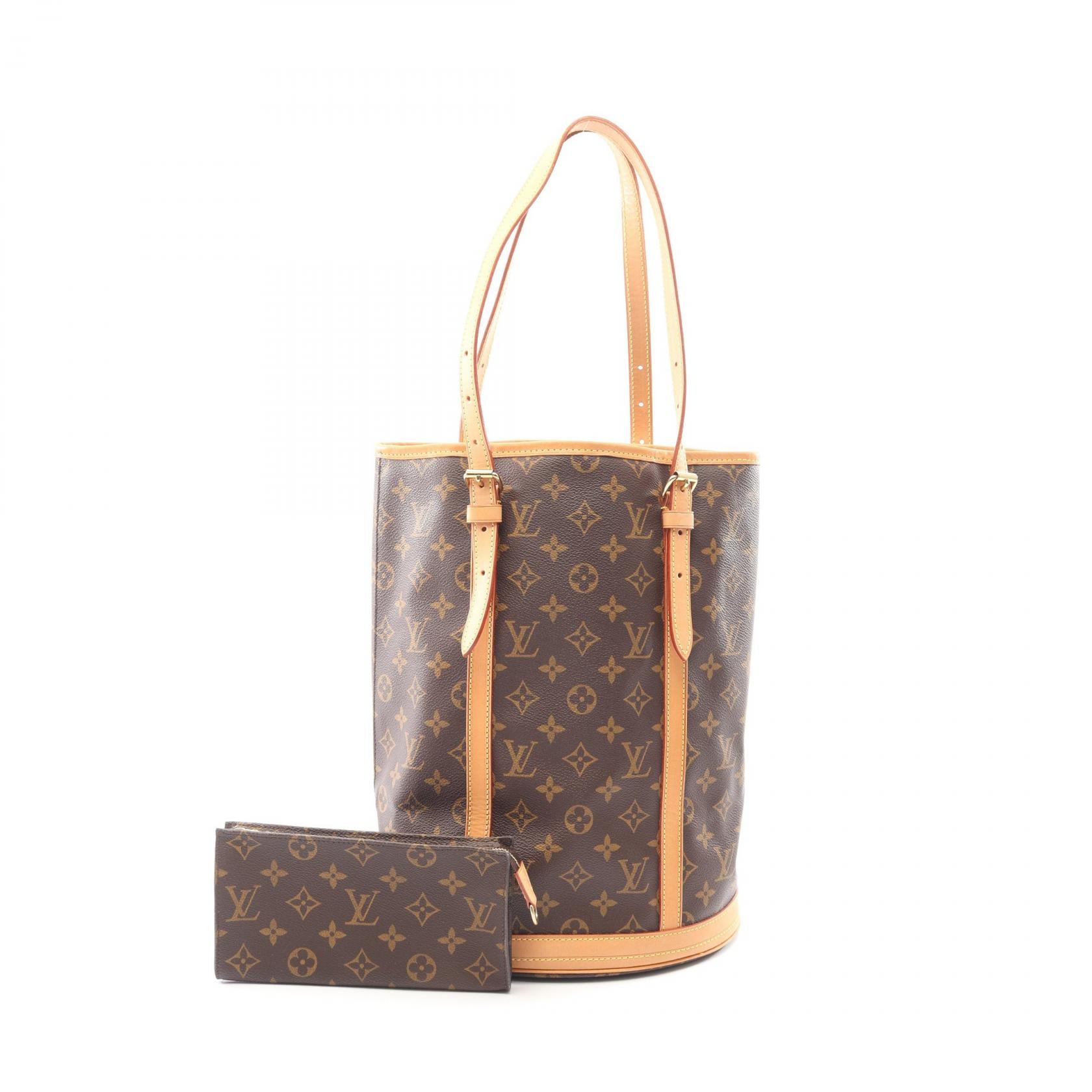 Louis Vuitton Bucket GM Monogram Coated Canvas Shoulder Bag