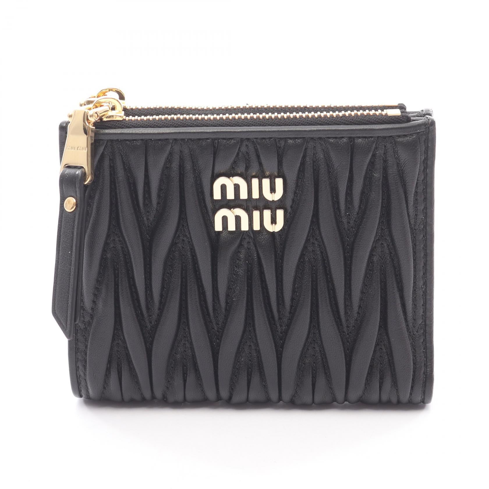 Miu Miu MATELASSE MIU Leather Wallet