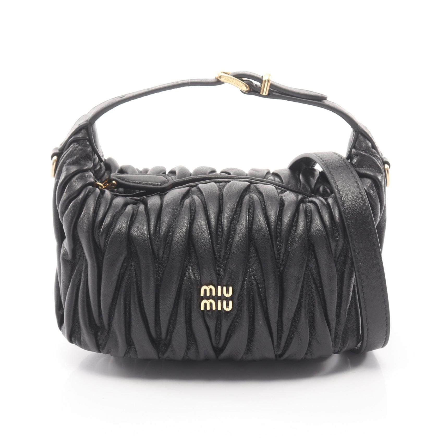 Miu Miu MATELASSE MIU Leather Handbag