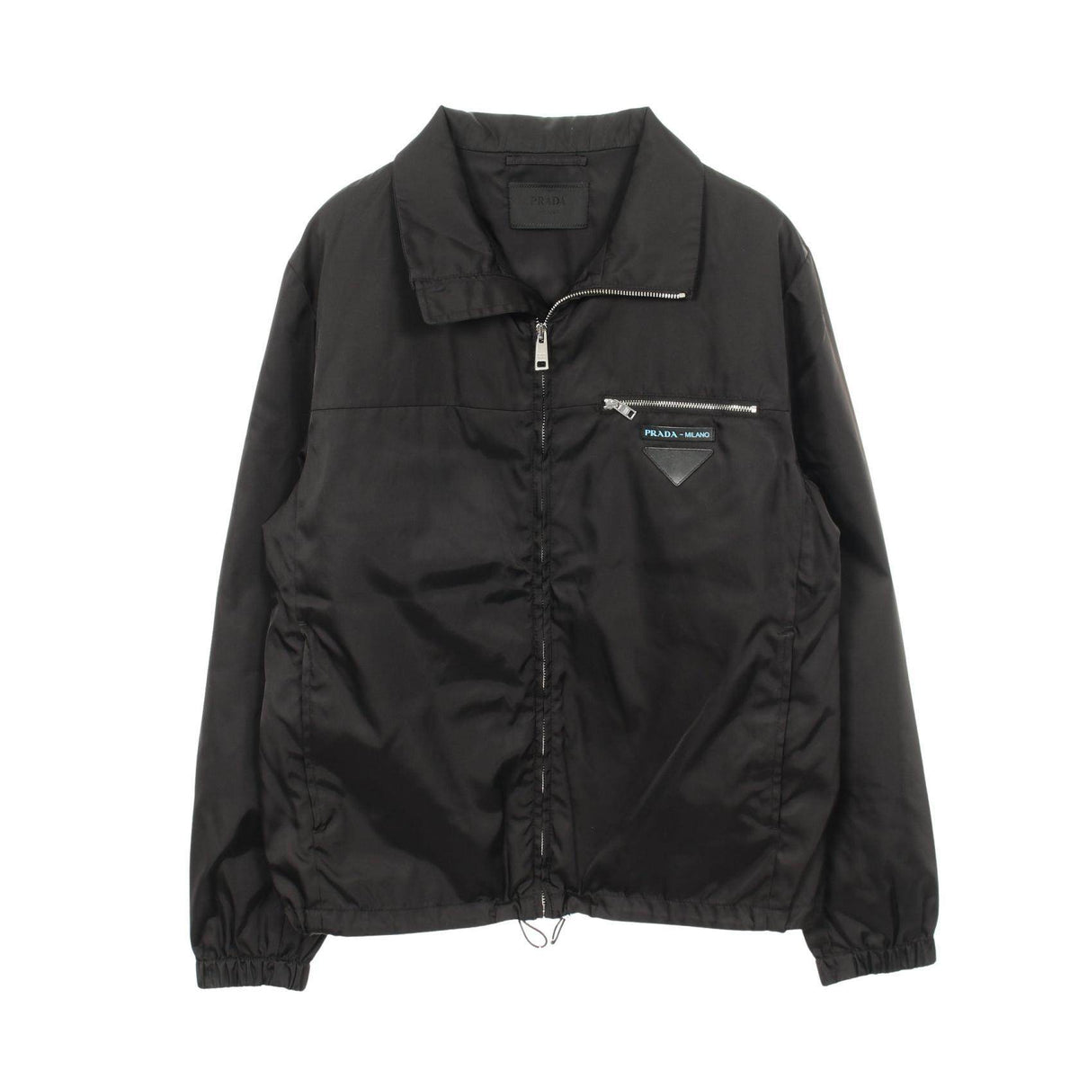 Prada Triangle Patch Zip Up Jacket