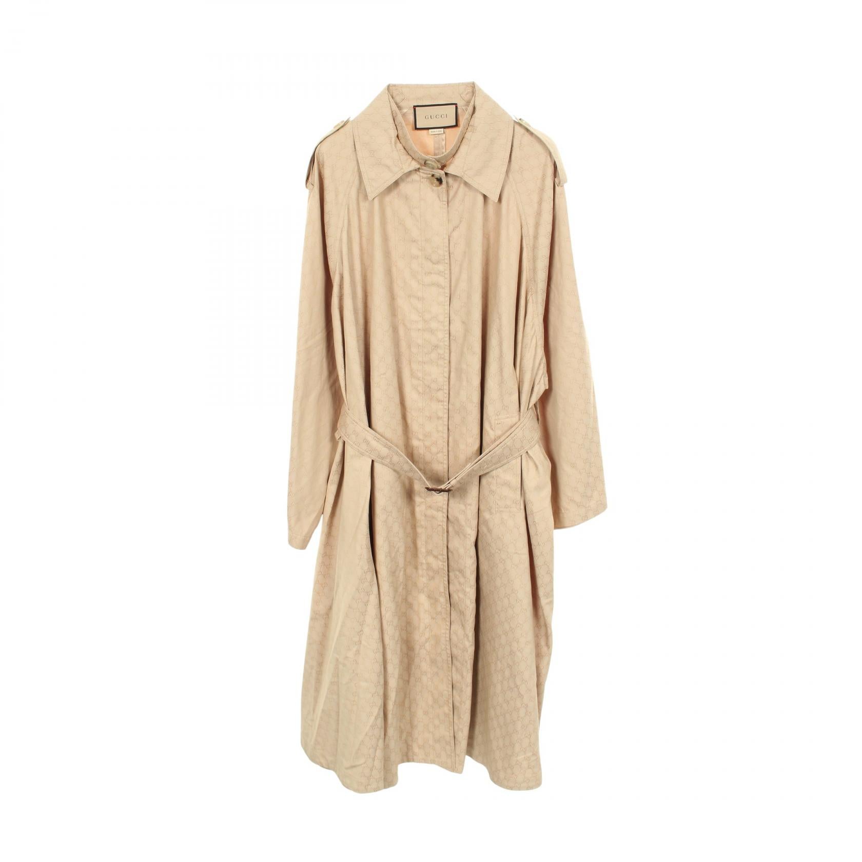 Gucci GG Nylon Cotton Trench Coat