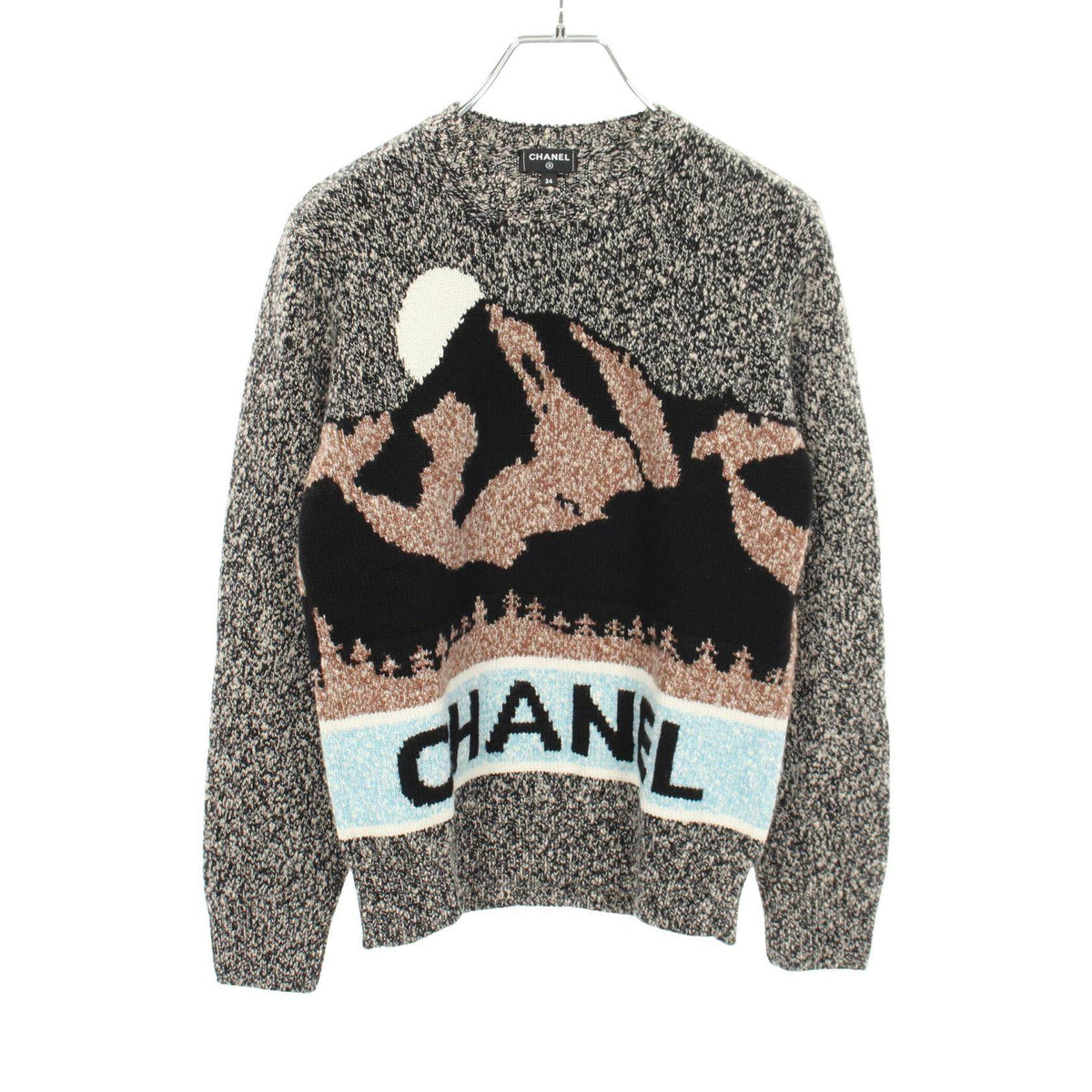 CHANEL Logo Cashmere Wool Knitwear