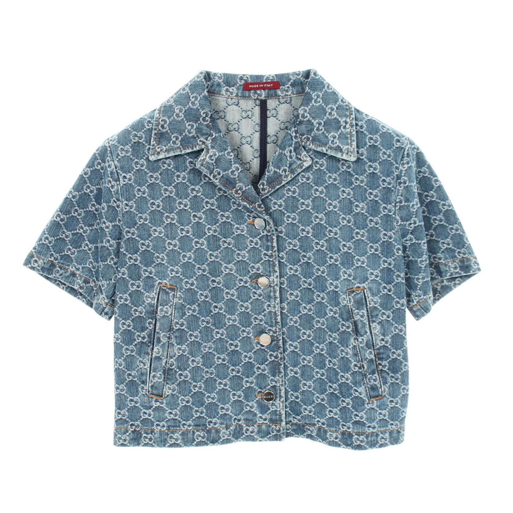 GUCCI GG Jacquard Cotton Top